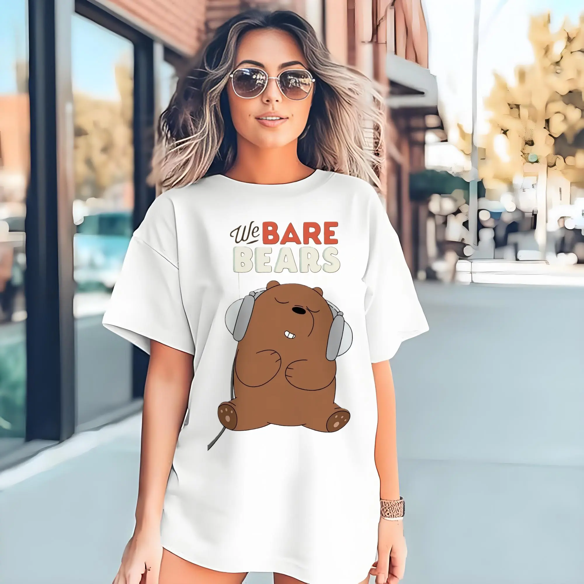 We Bare Bears Grizzly t-shirt