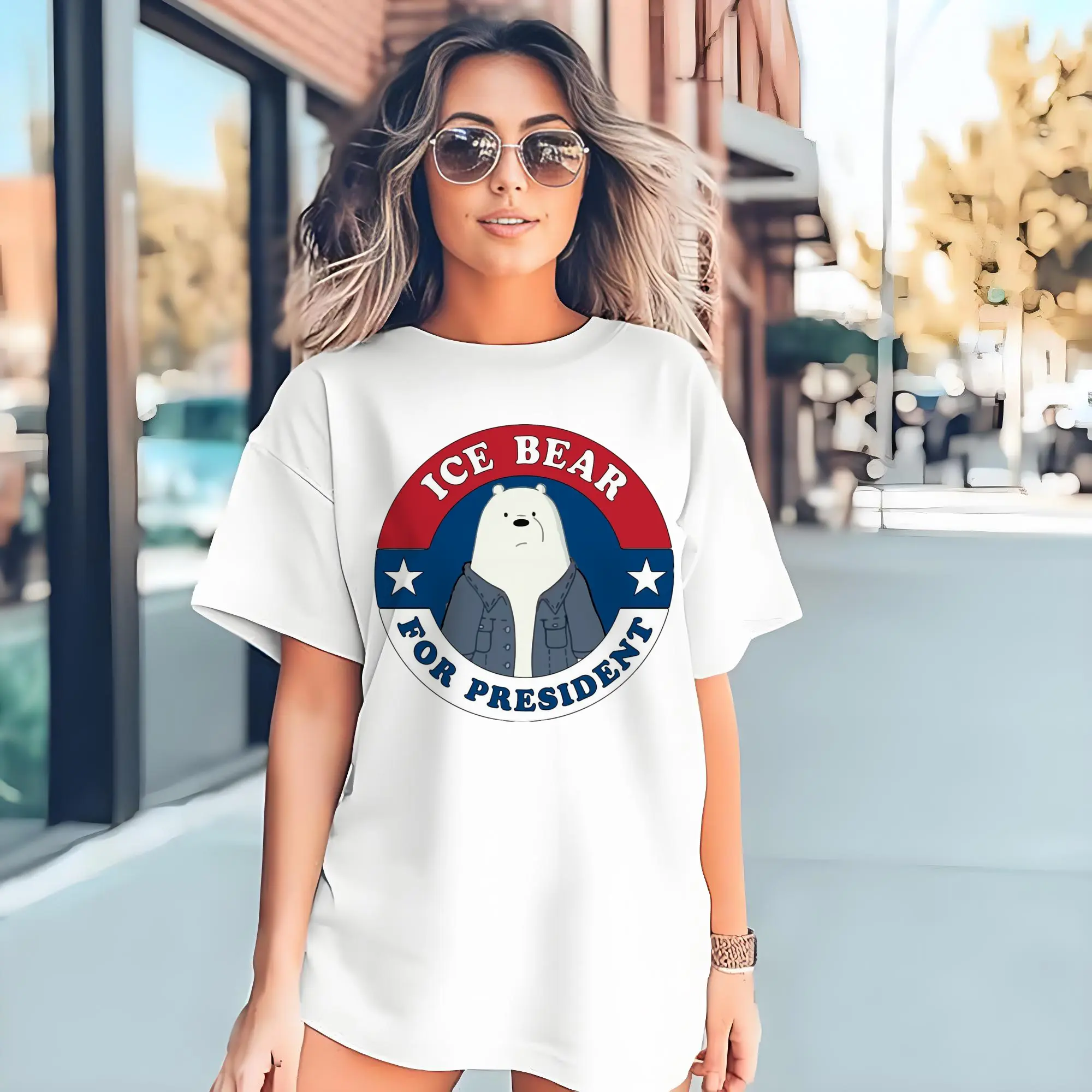 We Bare Bears Ice Bear graphic Tee