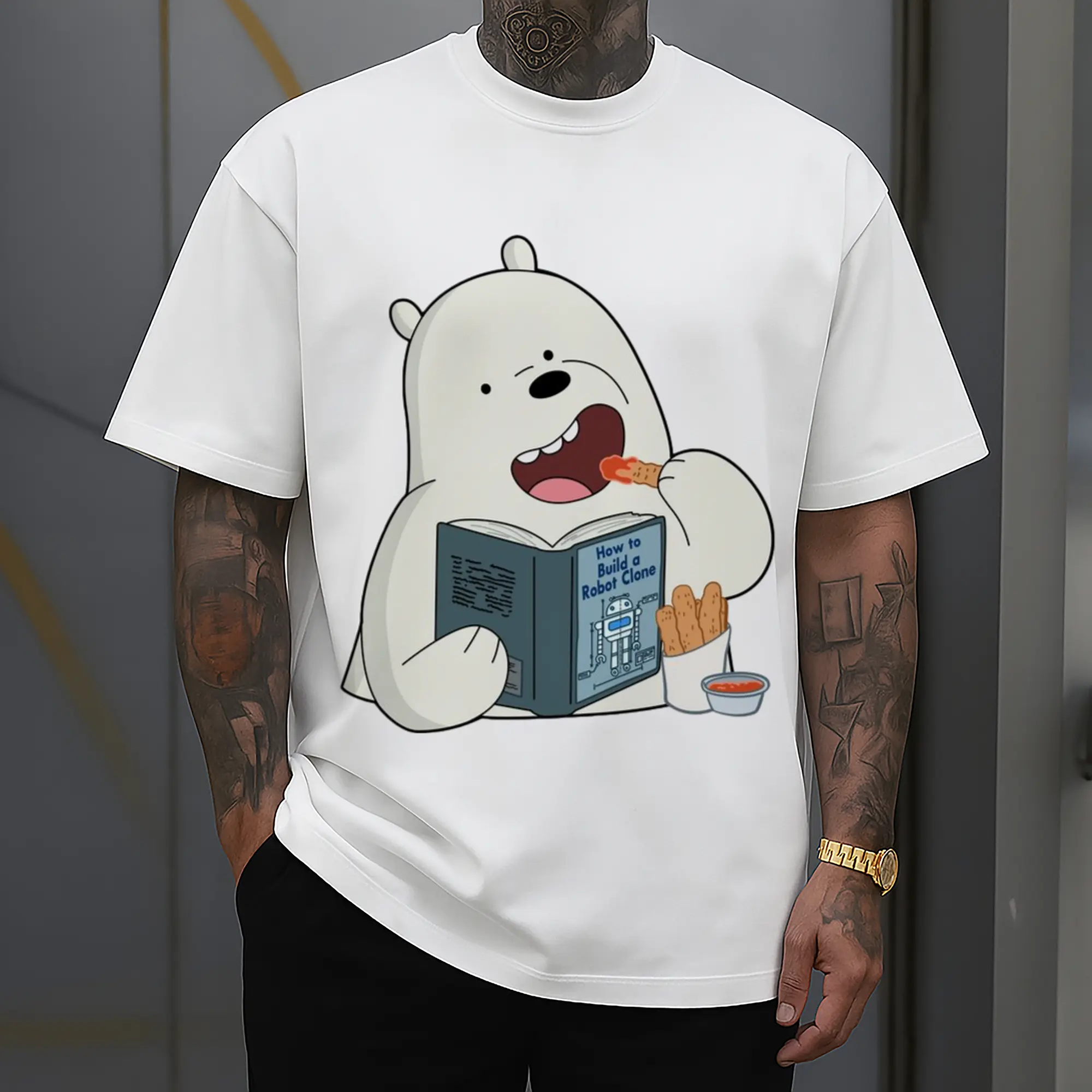 We Bare Bears Ice Bear graphic T-Shirt