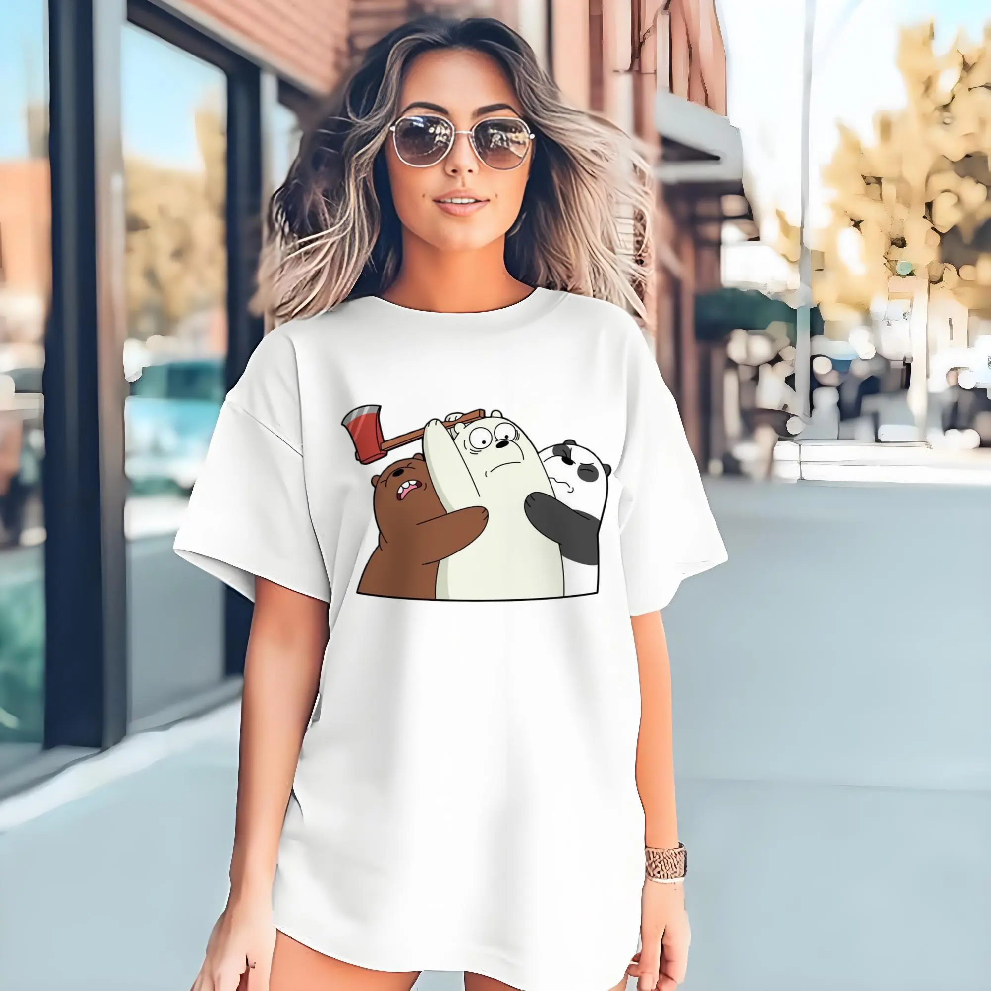 youth We Bare Bears tee