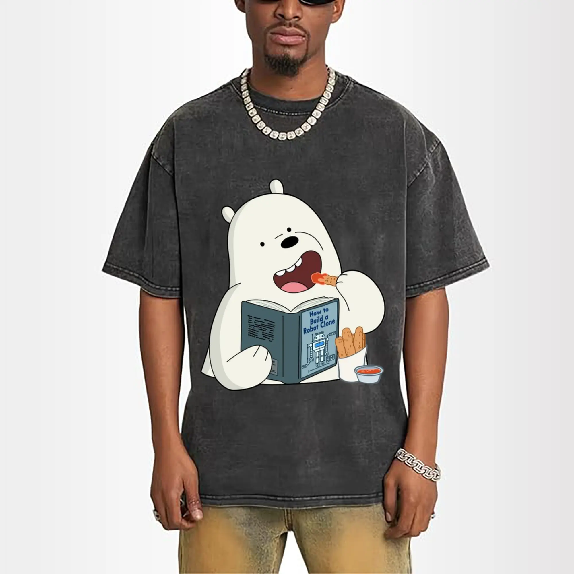 We Bare Bears Ice Bear graphic T-Shirt