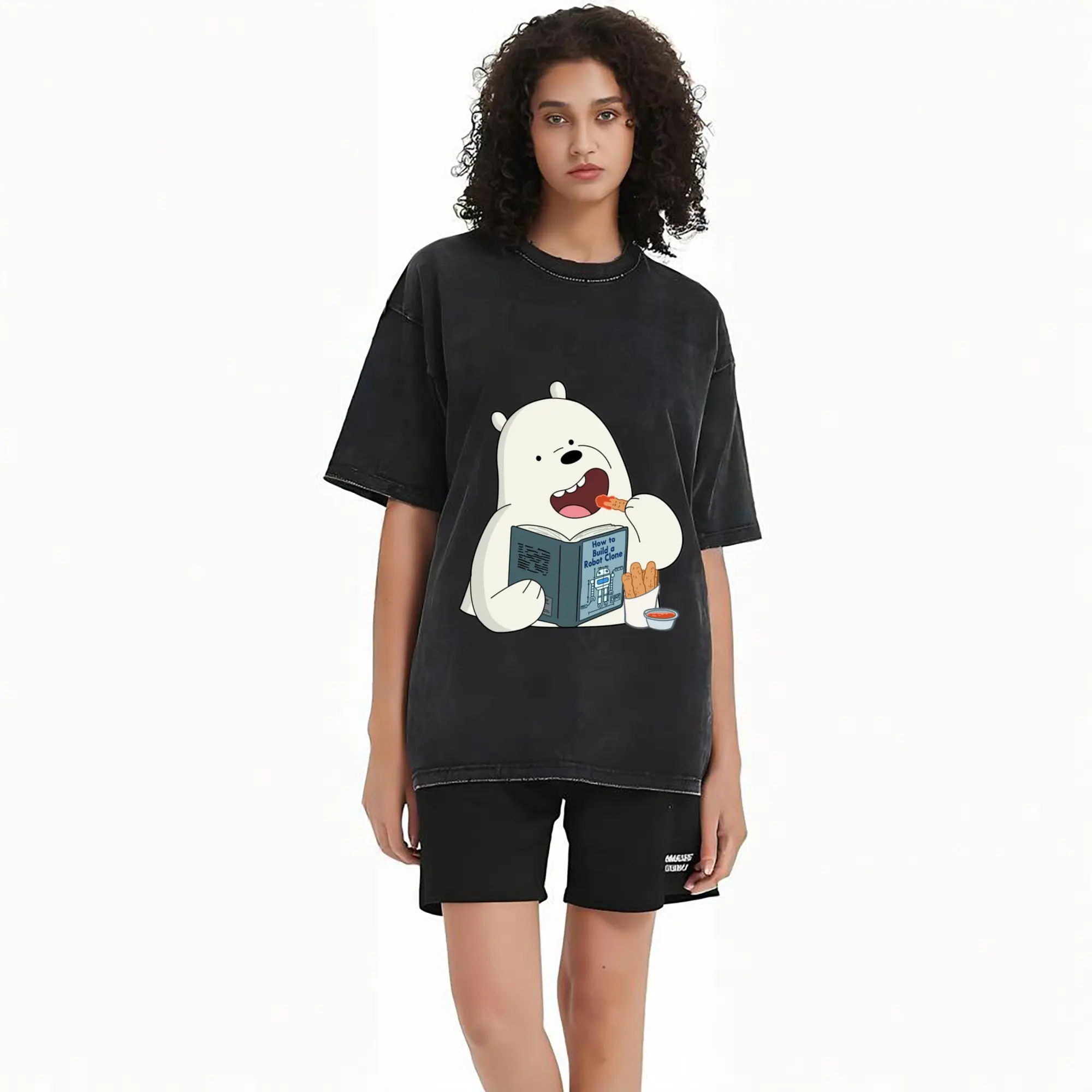 We Bare Bears Ice Bear graphic T-Shirt