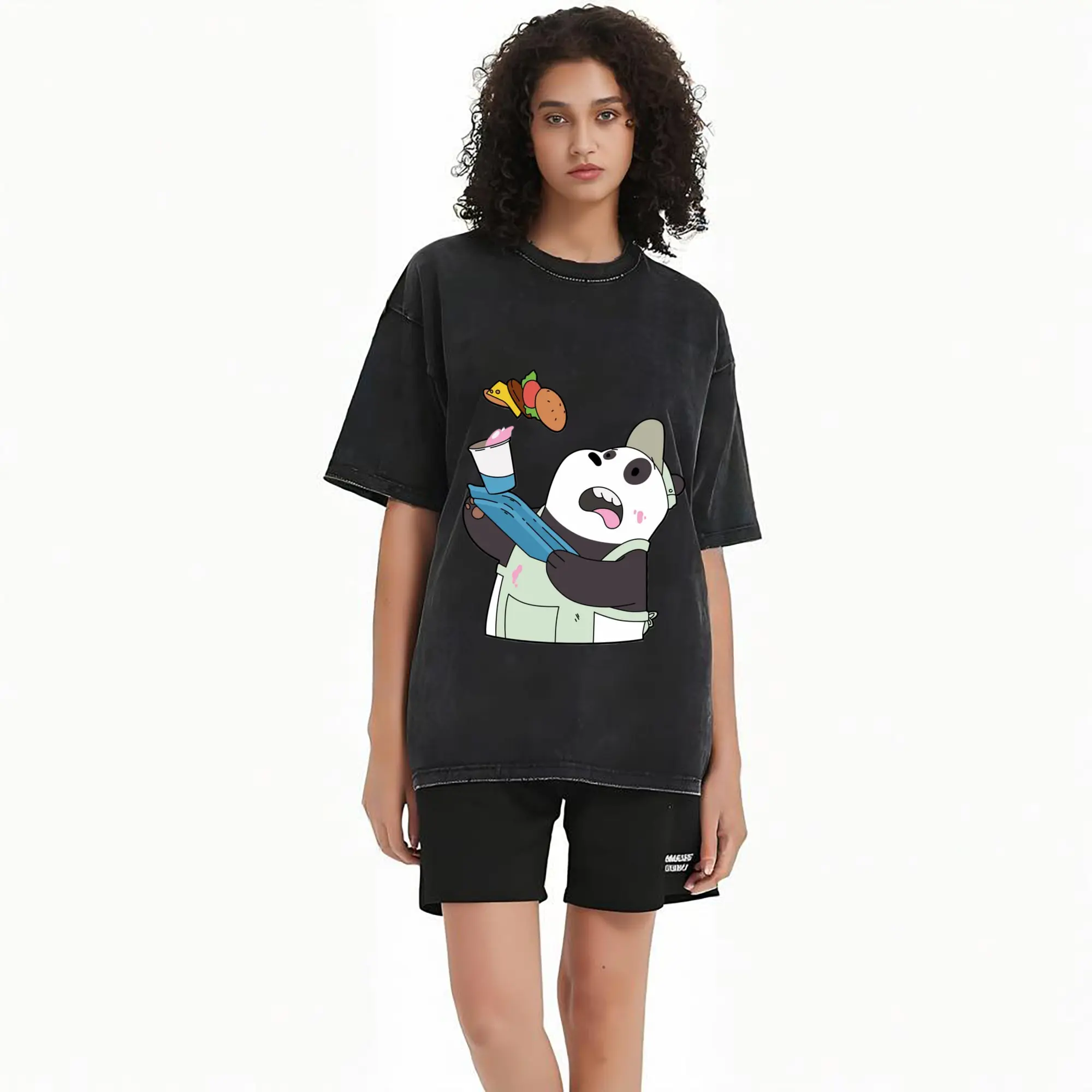 We Bare Bears Panda graphic T-Shirt