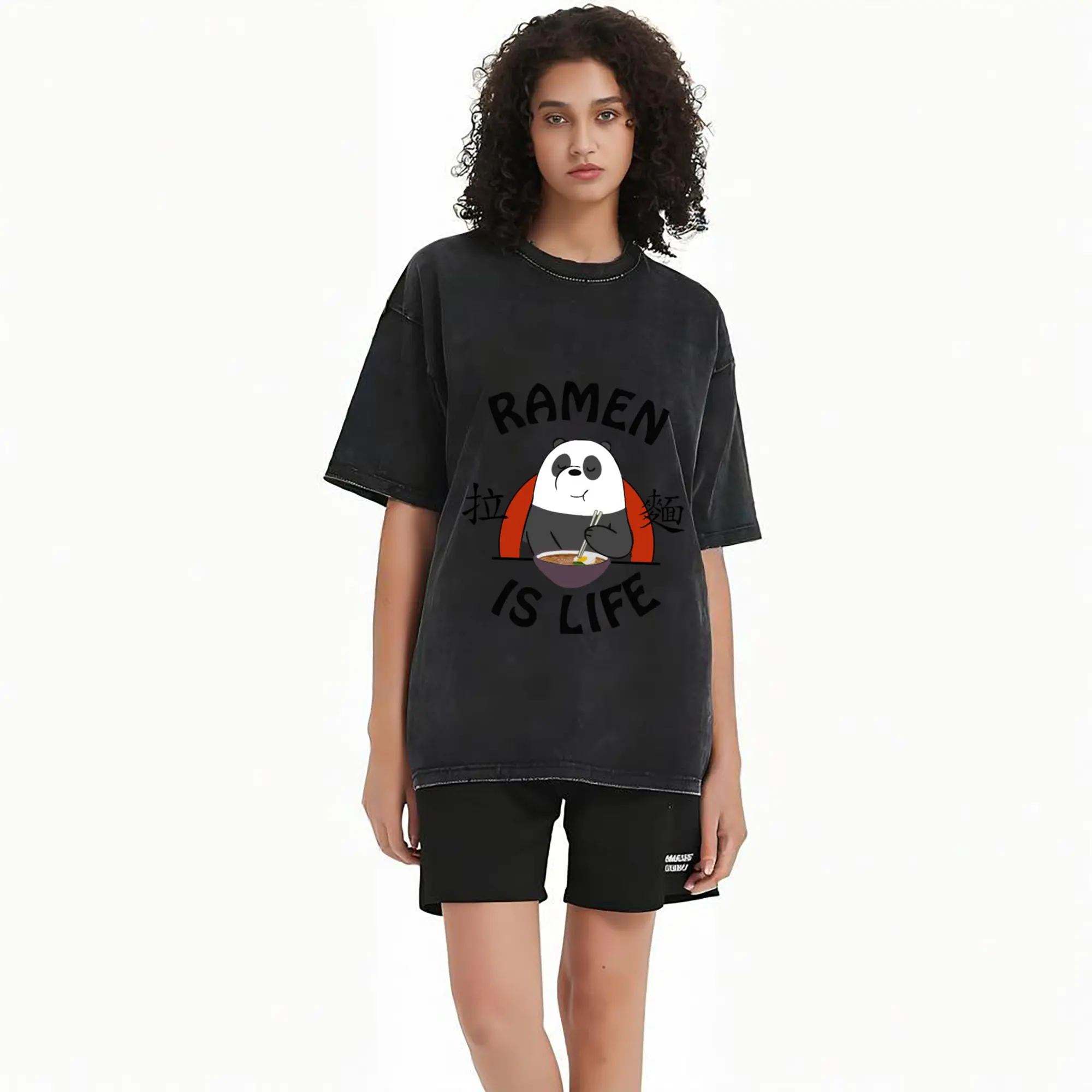 We Bare Bears Panda retro T-Shirt