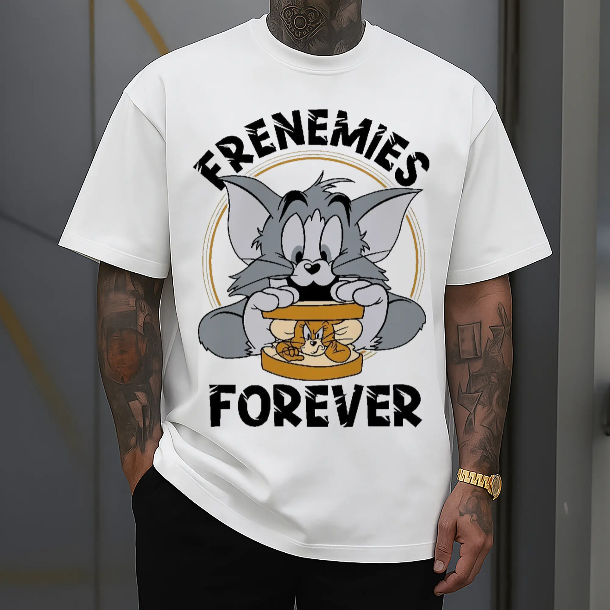 tom and jerry couple t shirt