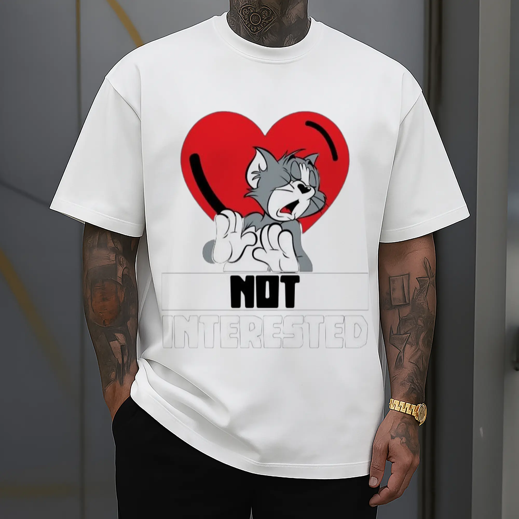 tom and jerry men's t shirt​