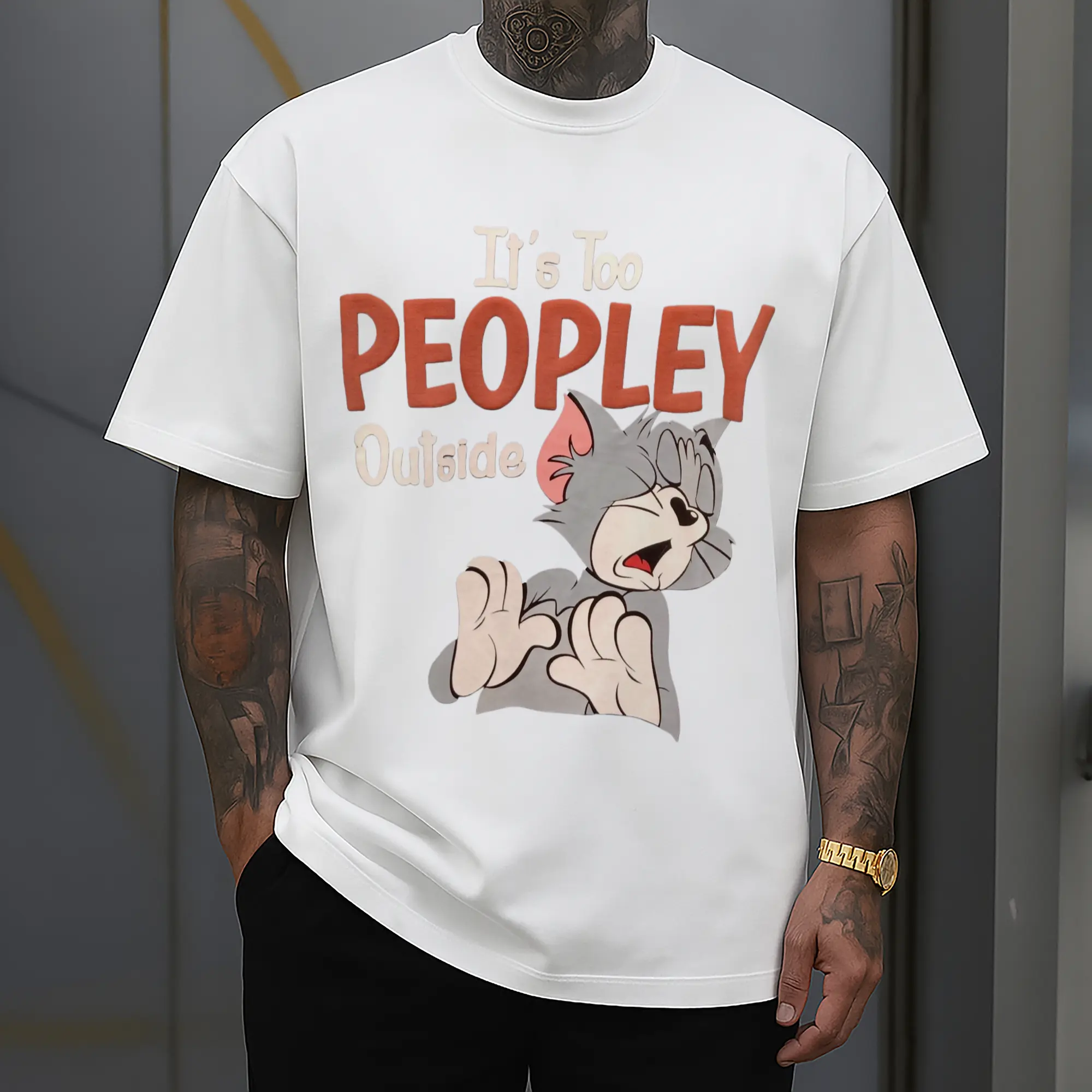 vintage tom and jerry tom t-shirt