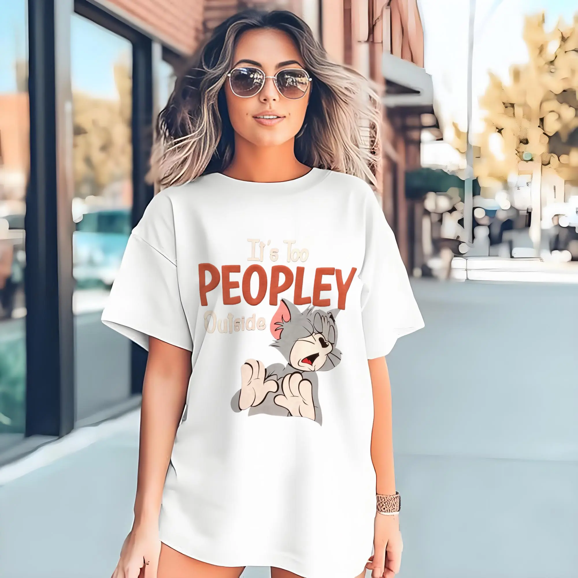 vintage tom and jerry tom t-shirt