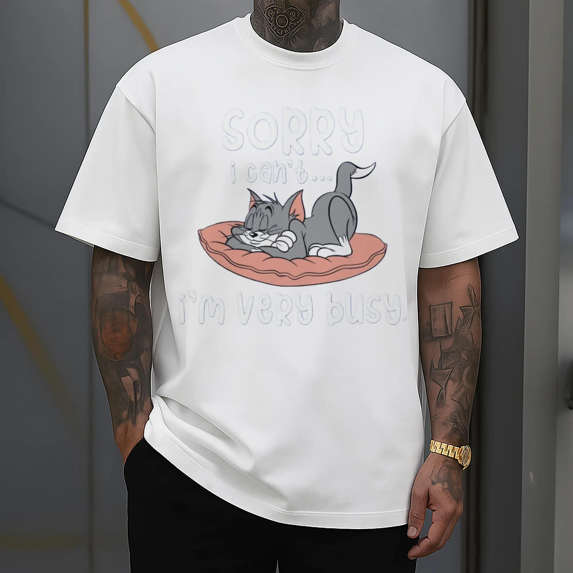 vintage tom and jerry, tom shirt