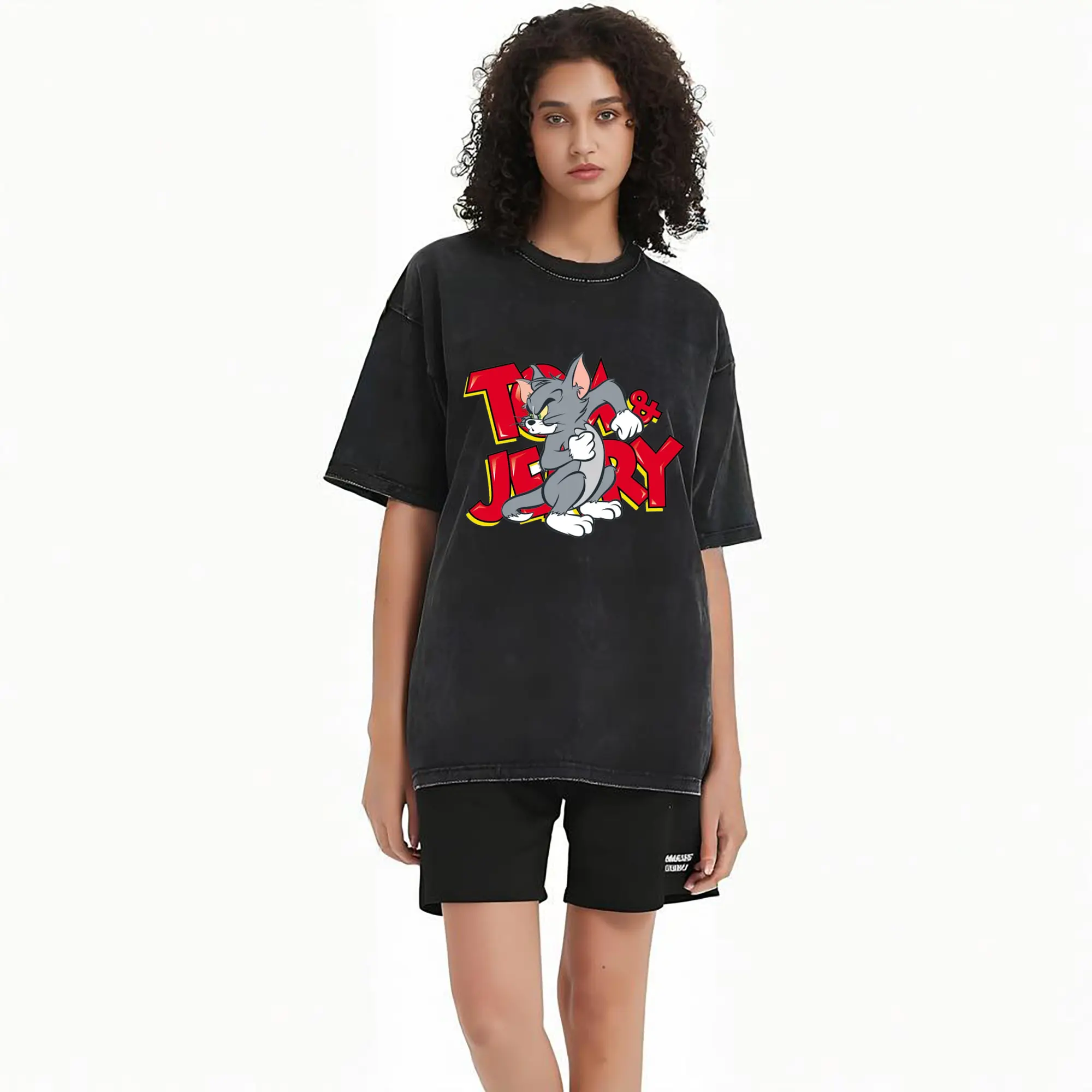 tom and jerry men's graphic tee