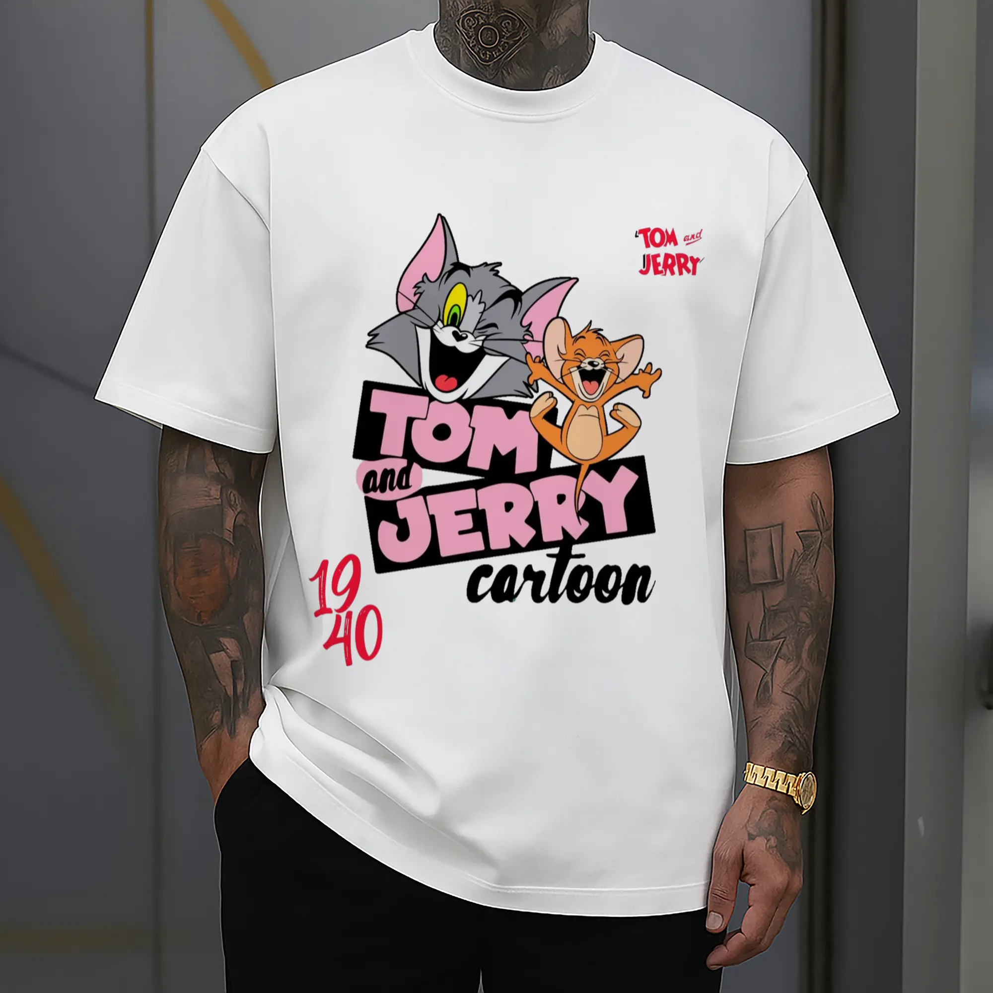 tom and jerry couple t shirt