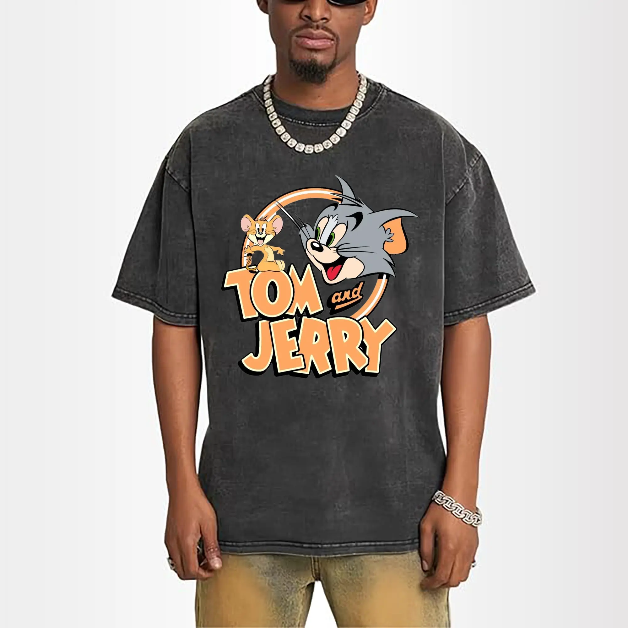 tom and jerry men's t shirt​
