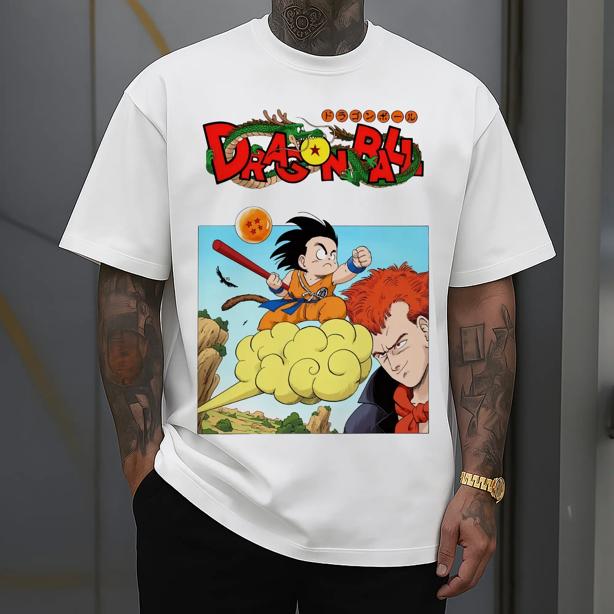 dragon ball Son Goku cartoon shirt