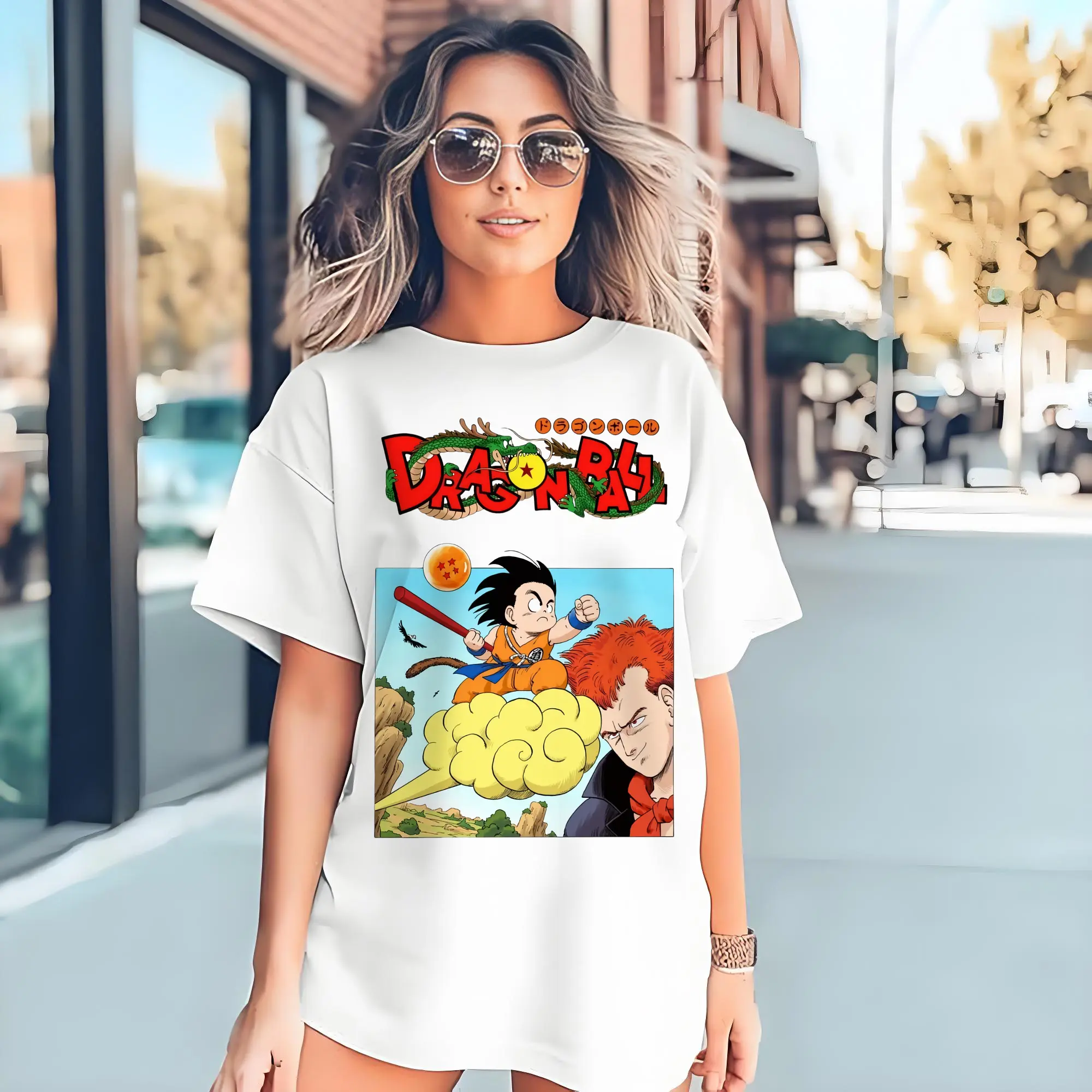 dragon ball Son Goku cartoon shirt