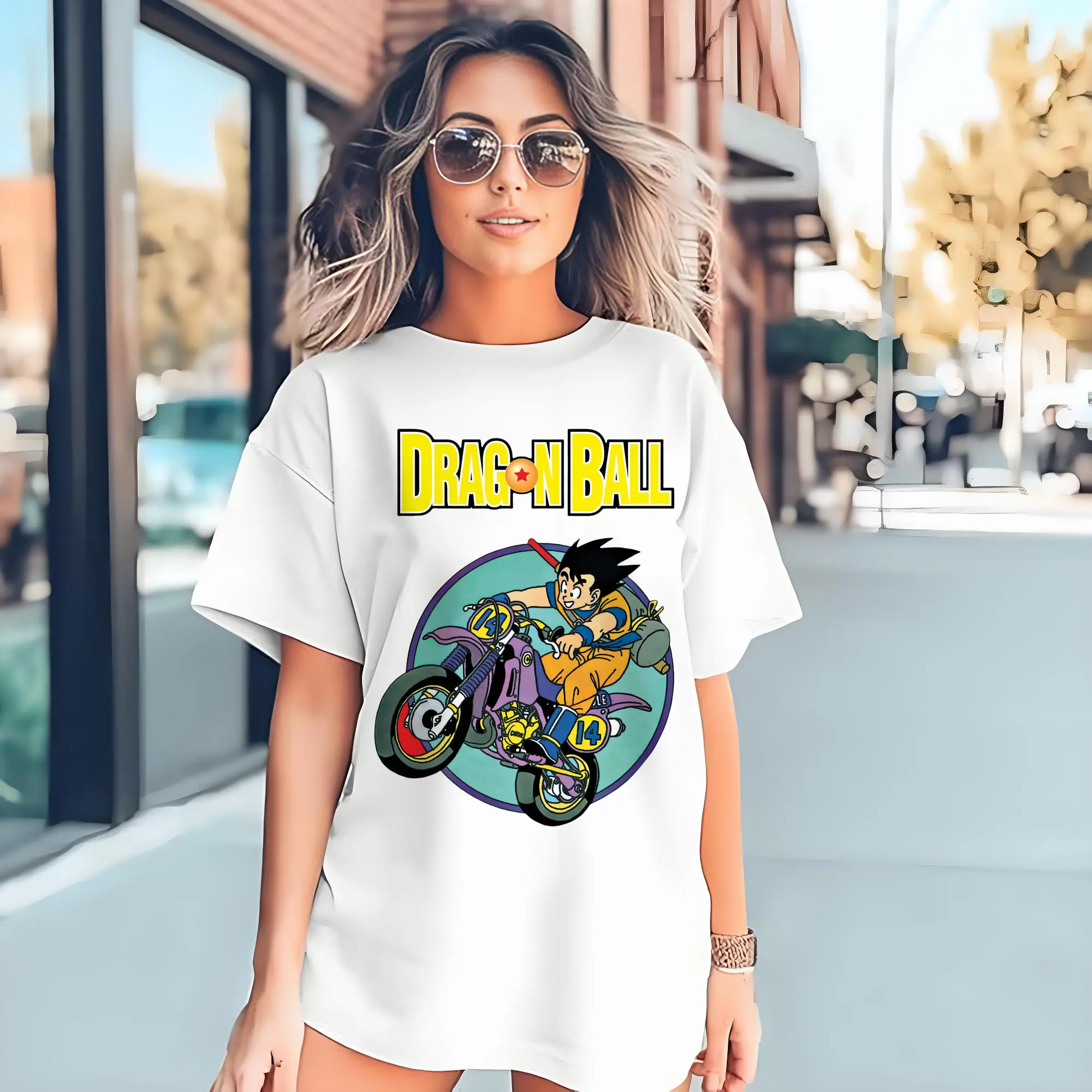 dragon ball son goku retro tee