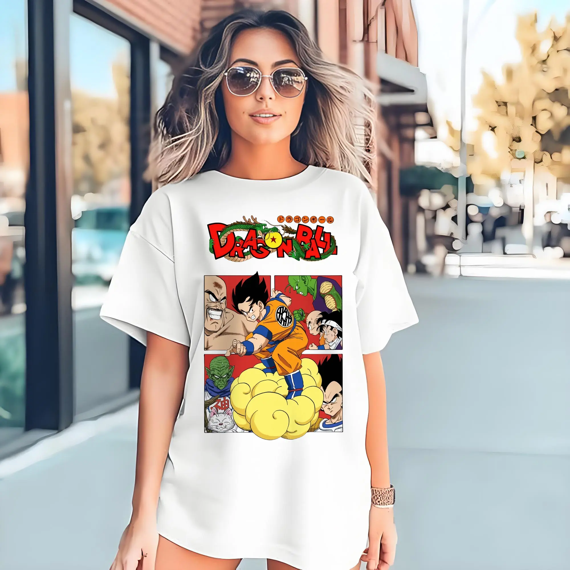 dragon ball z Son Goku collage shirt​