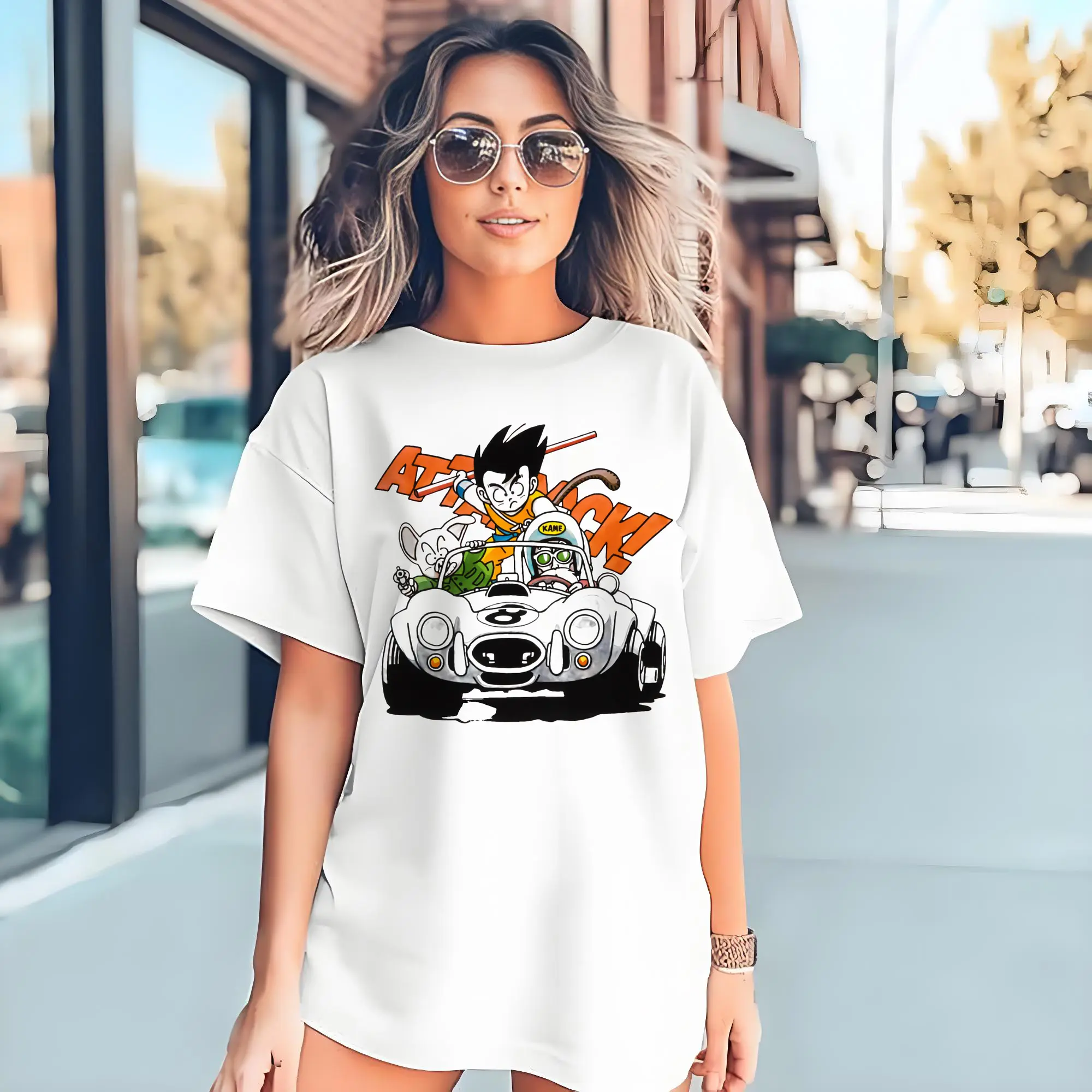 men&#039;s dragon ball Son Goku graphic shirt