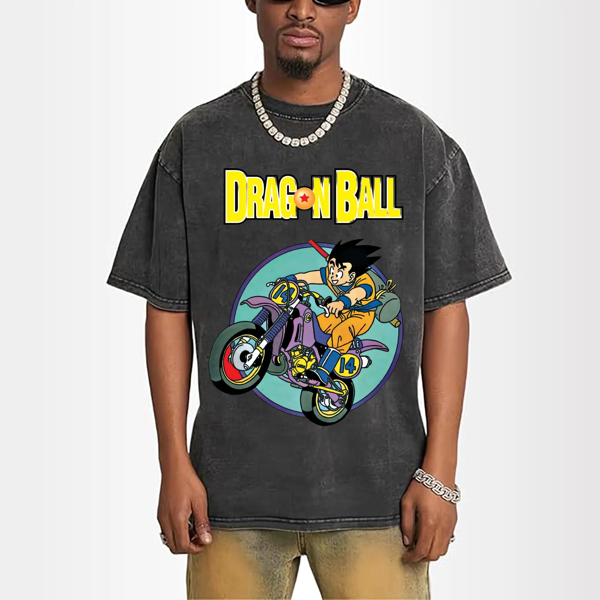 dragon ball son goku retro tee