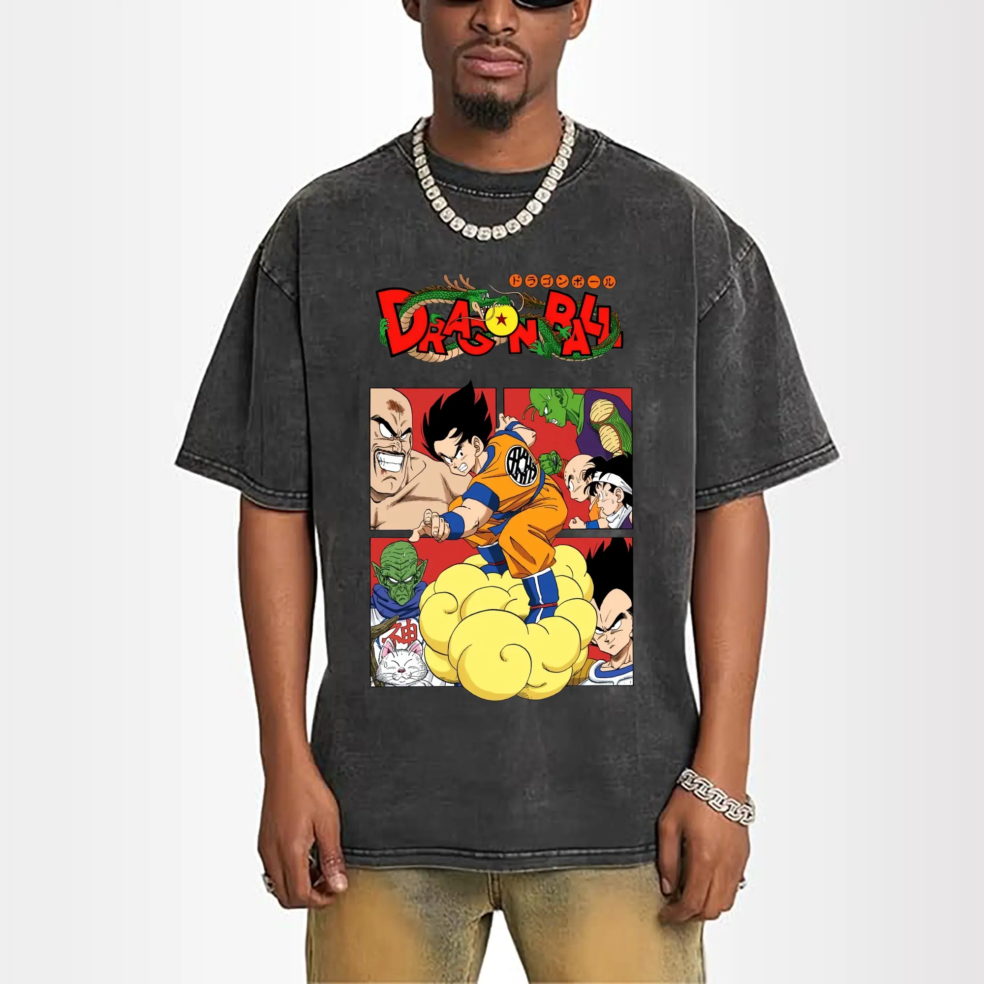 dragon ball z Son Goku collage shirt​