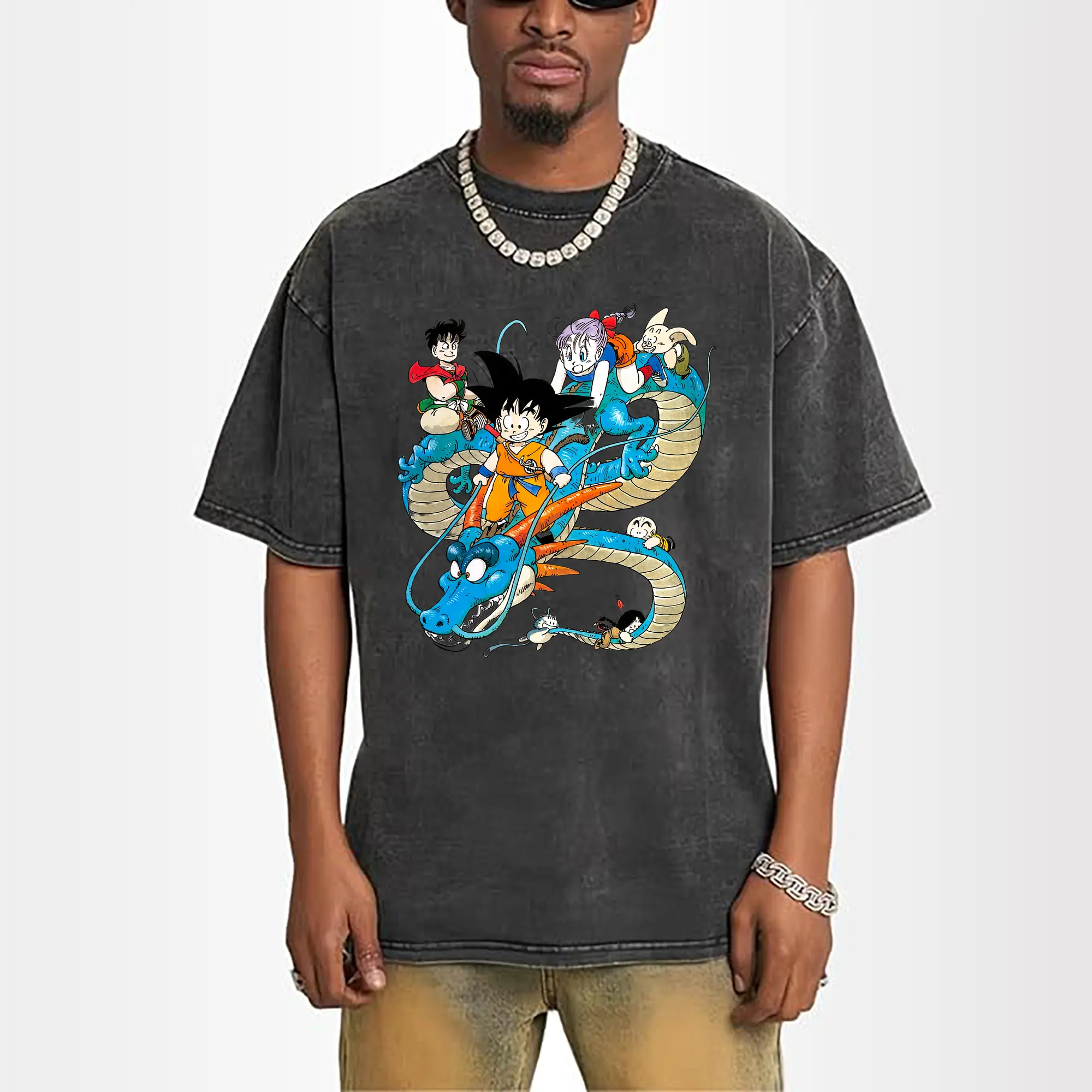 men&#039;s dragon ball Son Goku cartoon shirt