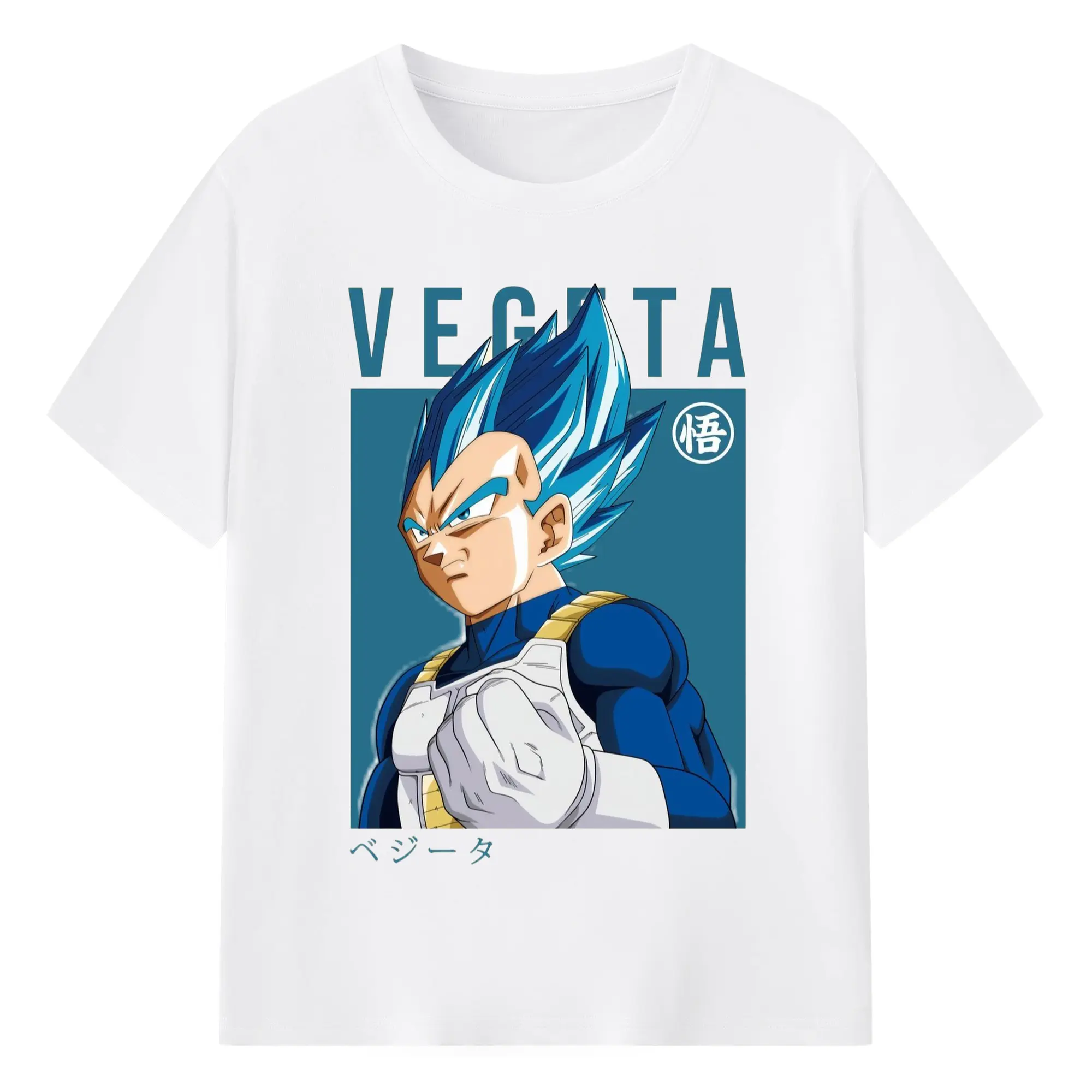 Dragon ball z vegeta shirt - 180g Cotton T-Shirt With Front Heat Transfer Print – Soft, Lightweight, Fitted Design – Comfortable Casual Wear For Sports & Everyday Use