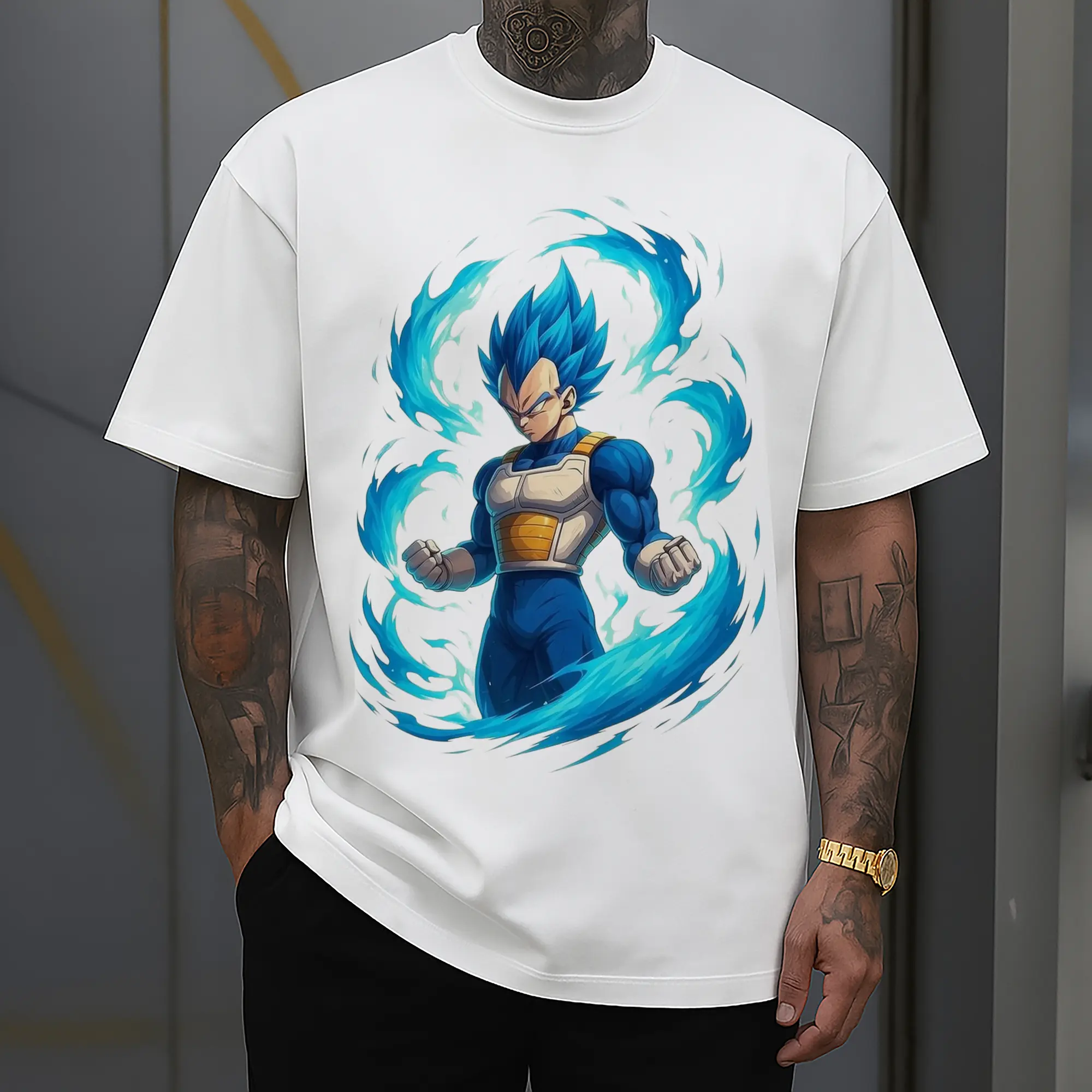 men's dragon ball Vegeta shirt​