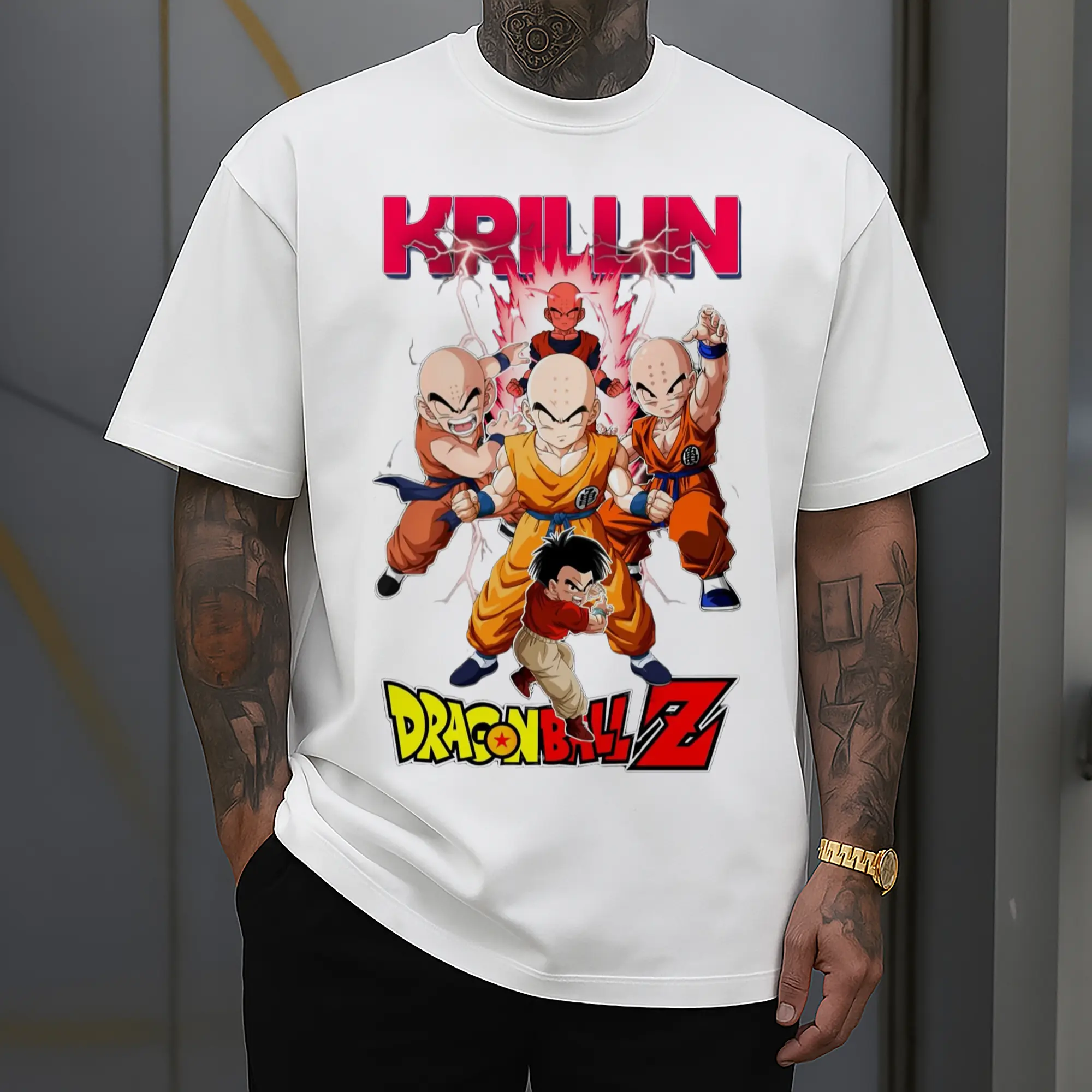 dragon ball krillin vintage t-shirt