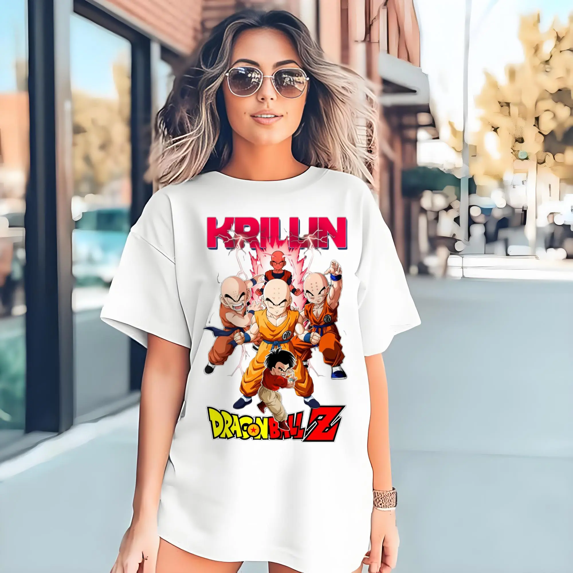 dragon ball krillin vintage t-shirt