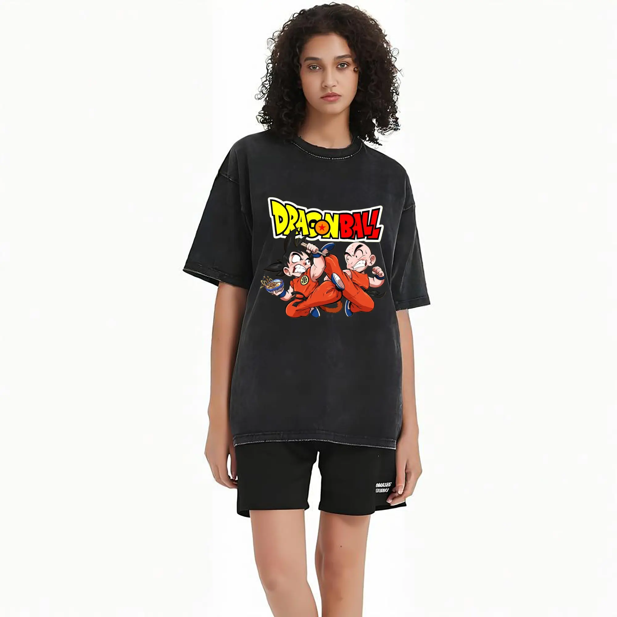 dragon ball krillin and son goku t-shirt