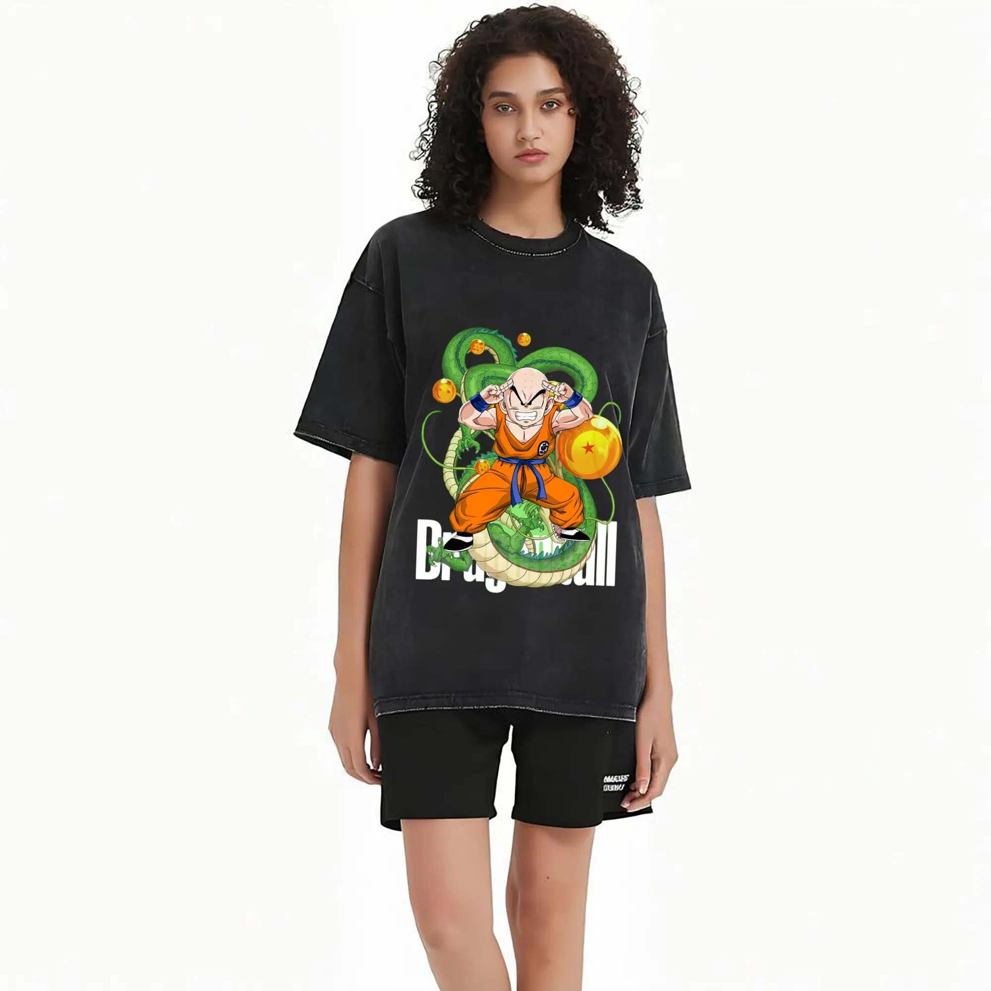 dragon ball krillin graphic shirt​