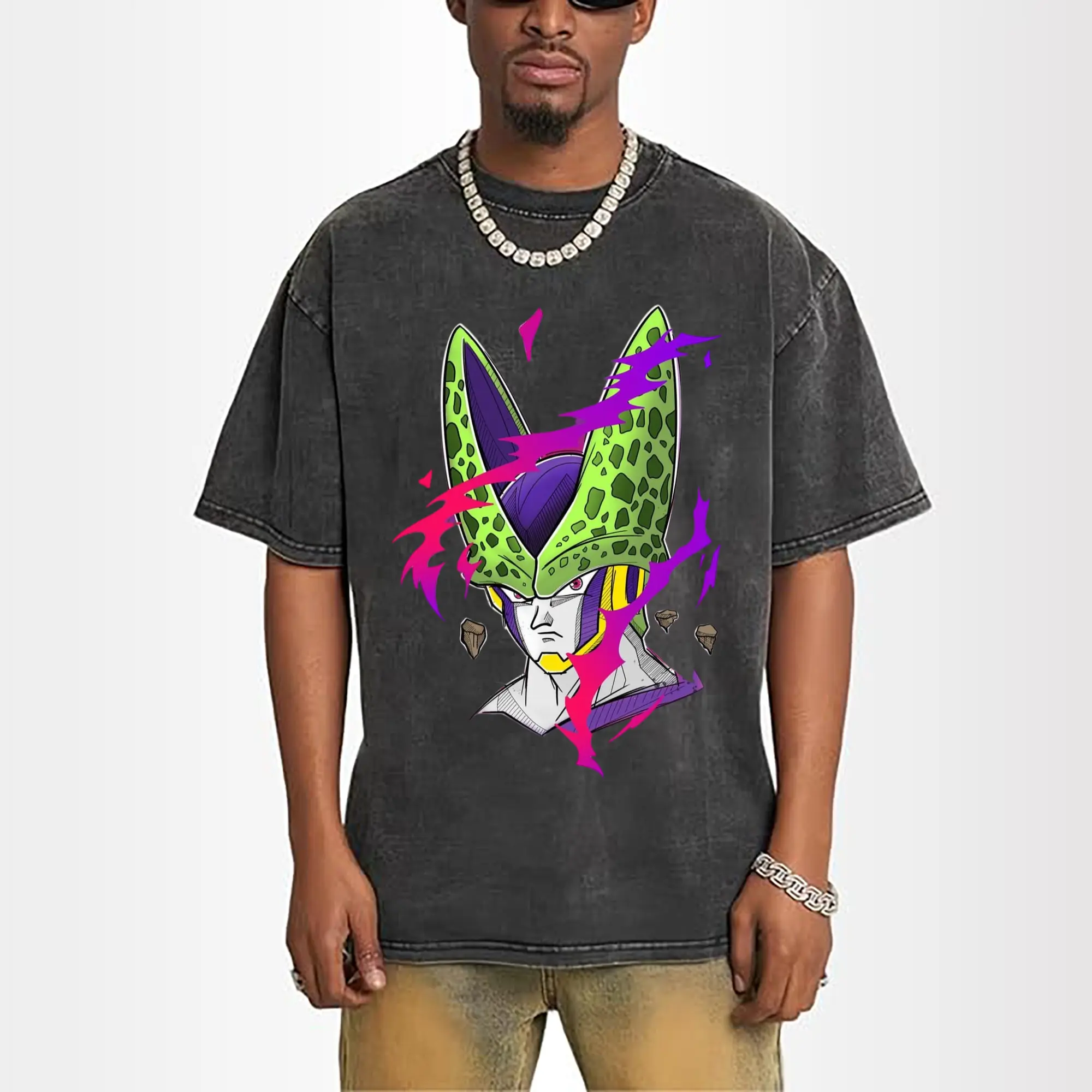 dragon ball z cell graphic shirt​