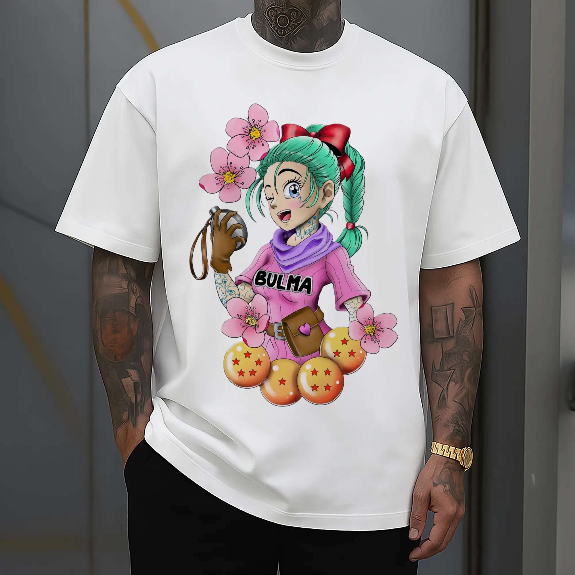 dragon ball bulma  t-shirt
