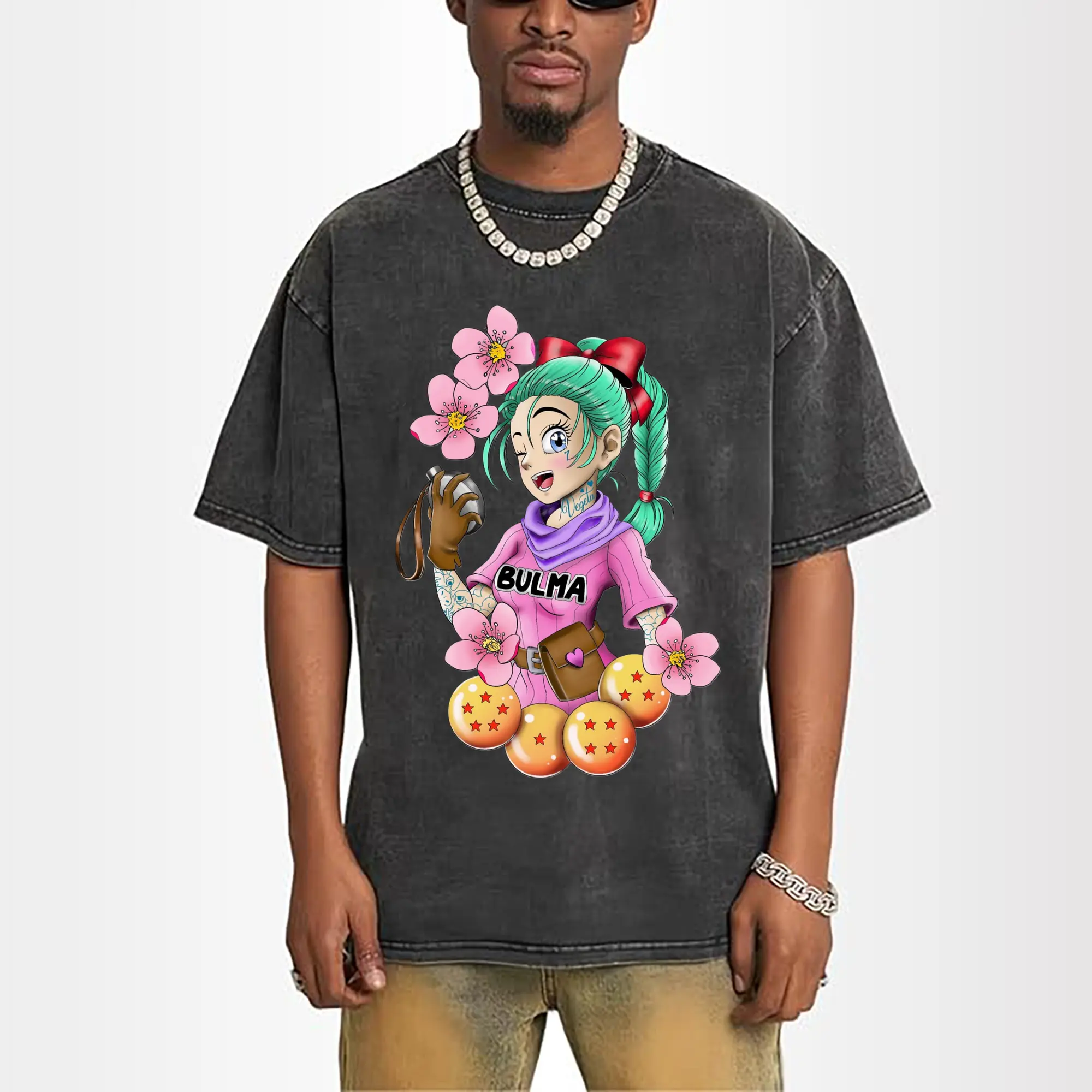 dragon ball bulma  t-shirt