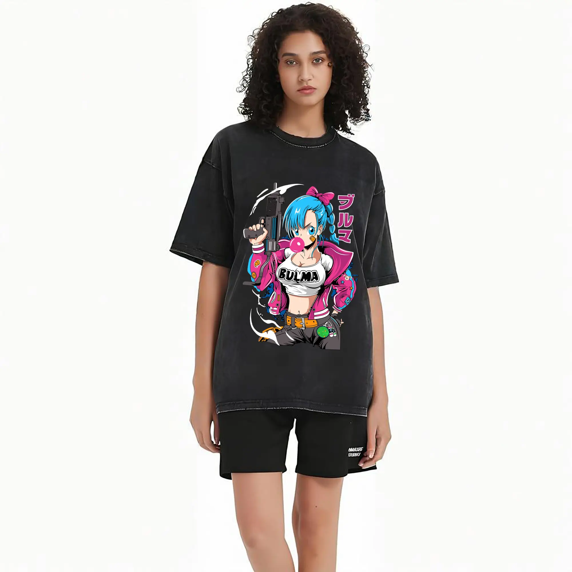 dragon ball bulma graphic tee