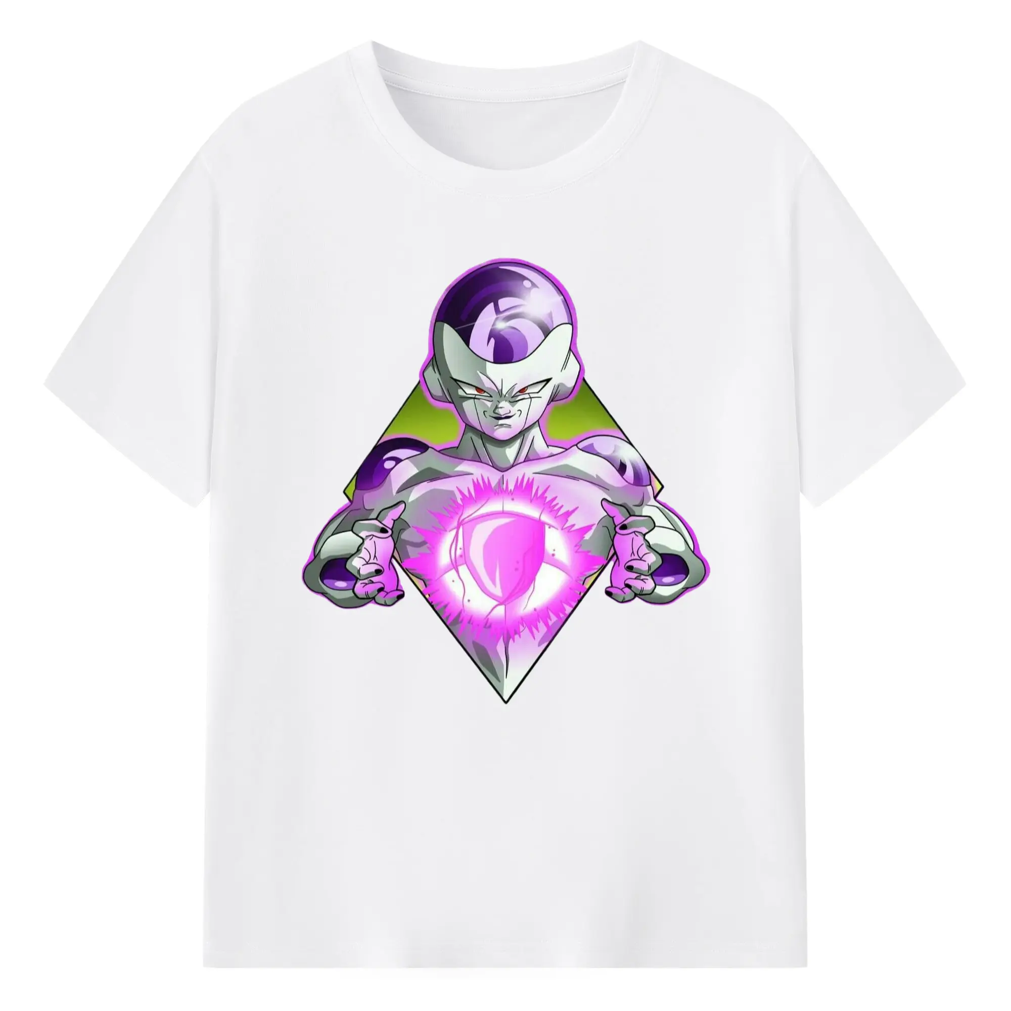 Youth Dragon Ball Freeza tee - 180g Cotton T-Shirt With Front Heat Transfer Print – Soft, Lightweight, Fitted Design – Comfortable Casual Wear For Sports & Everyday Use