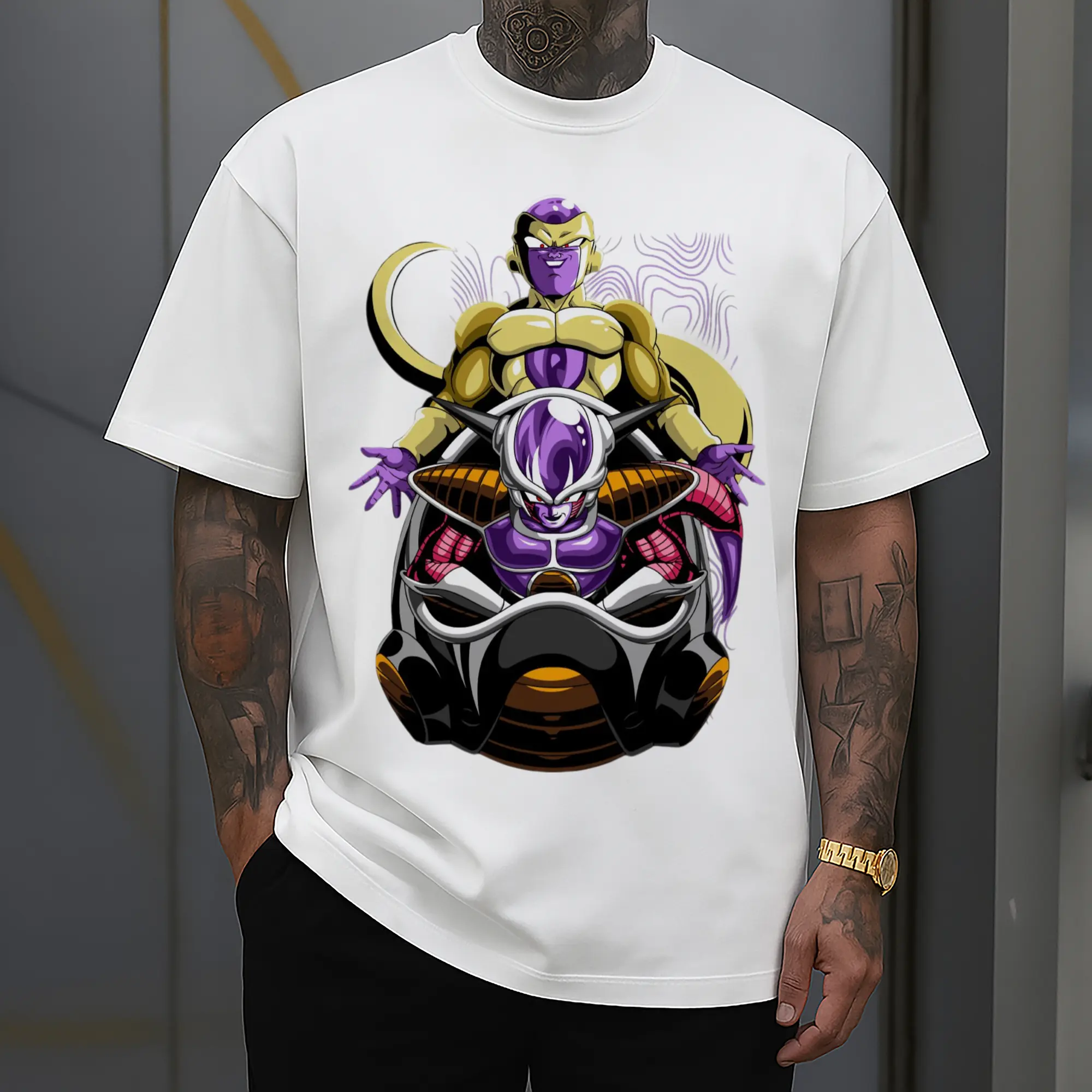 Dragon Ball Freeza collage shirt