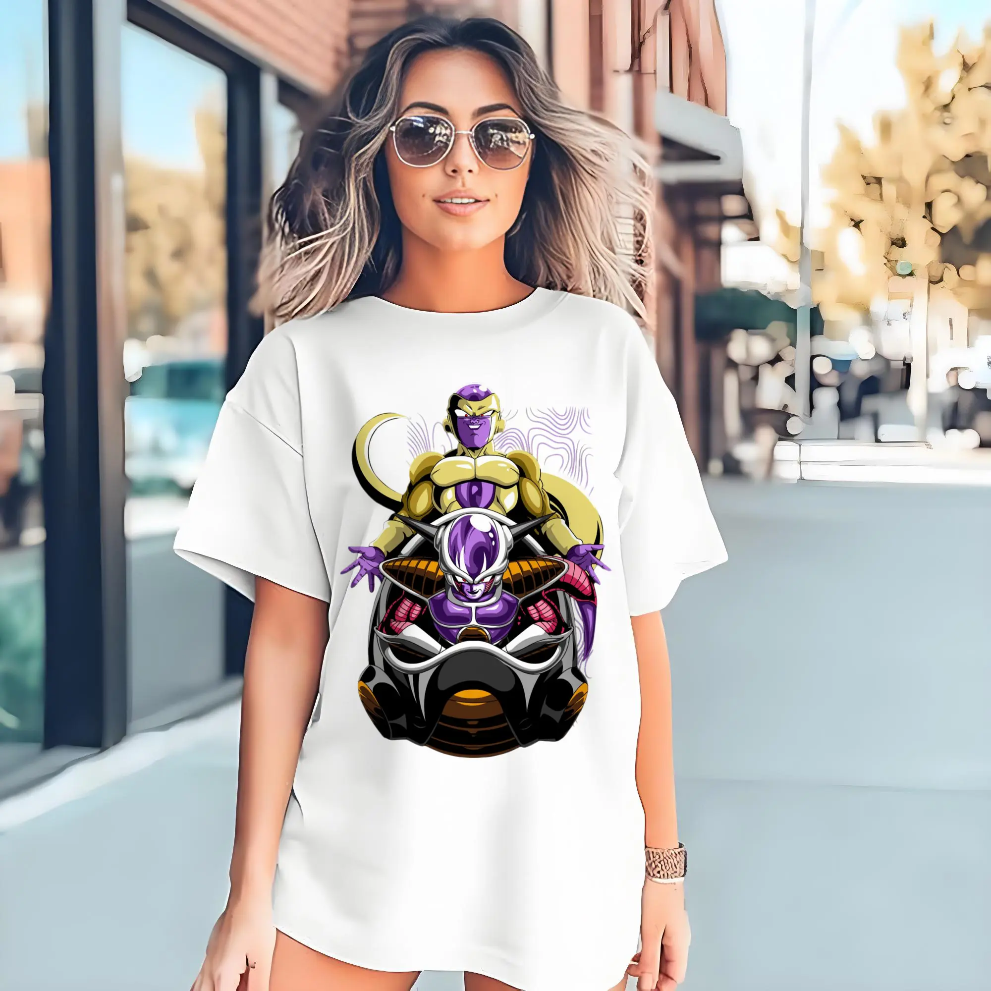 Dragon Ball Freeza collage shirt