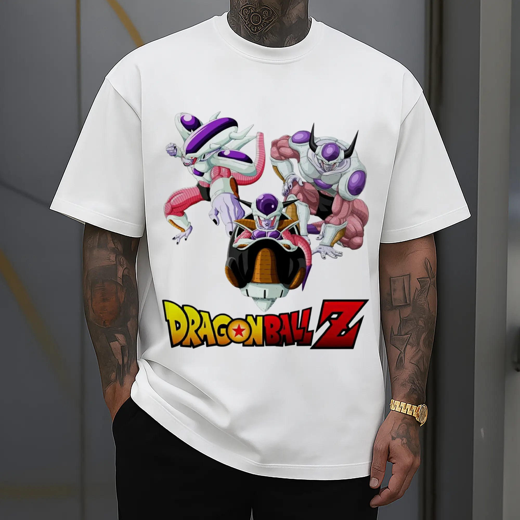 Dragon Ball Freeza collage t-shirt