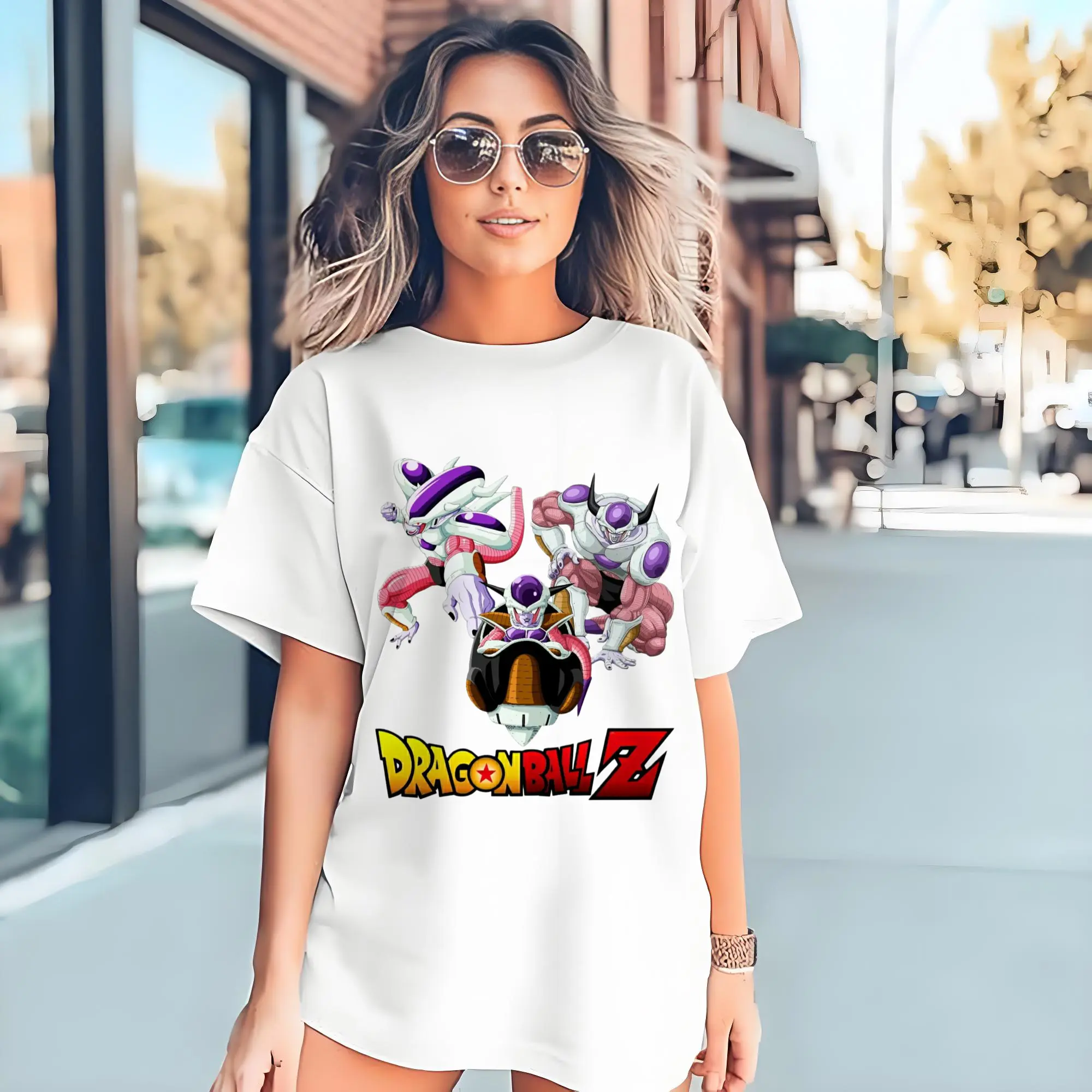 Dragon Ball Freeza collage t-shirt