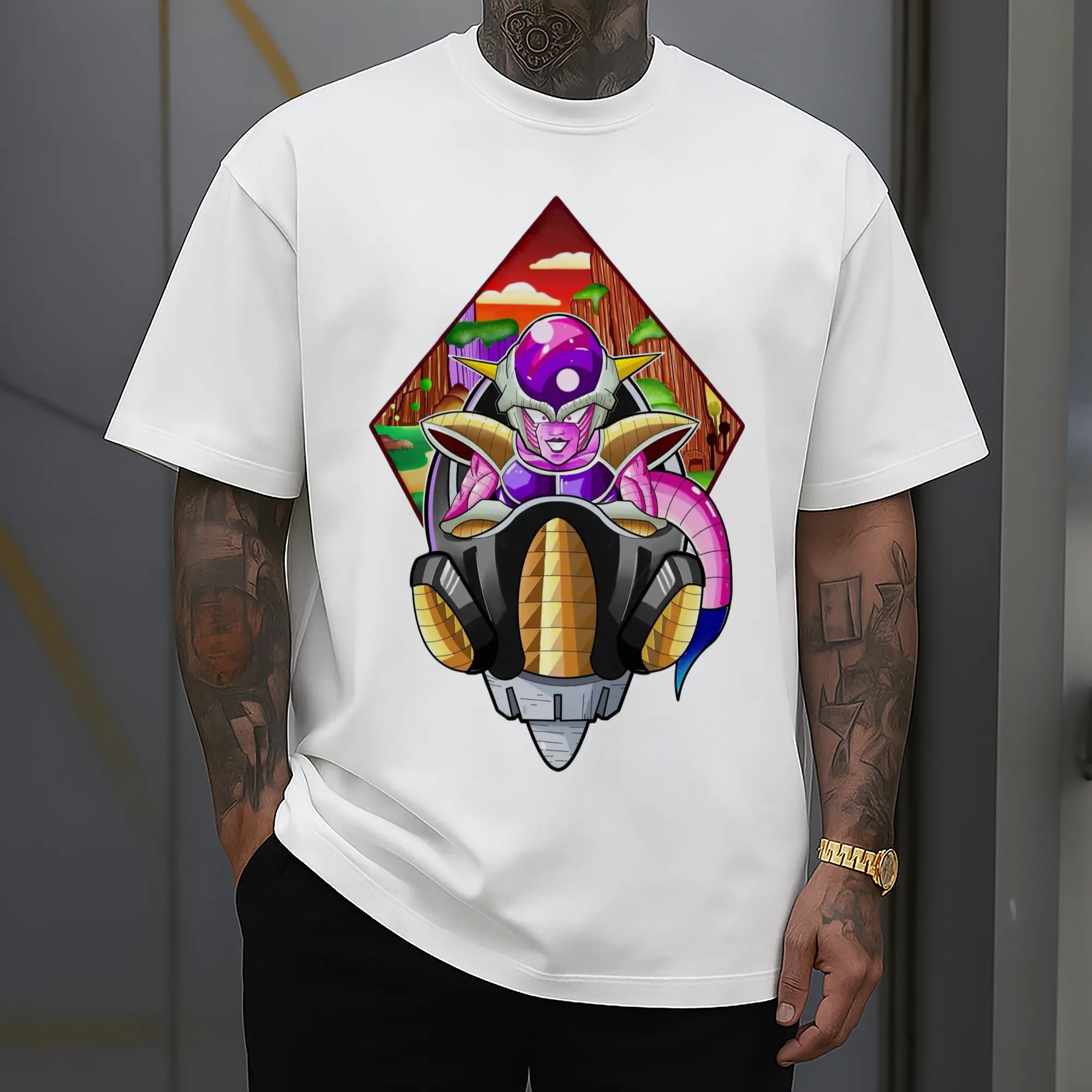 men's Dragon Ball Freeza  t-shirt