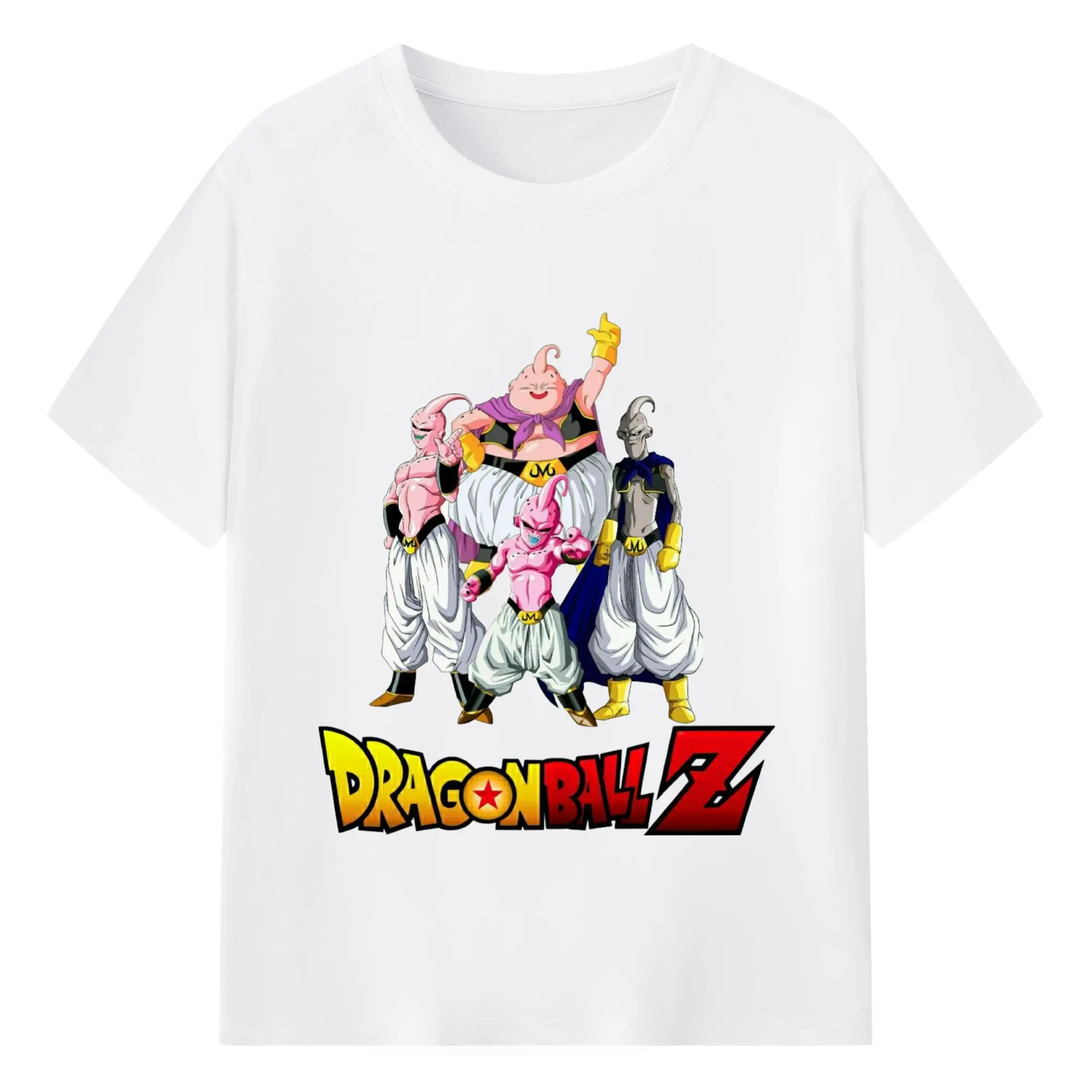 Dragon Ball Master Buu graphic T-Shirt - 180g Cotton T-Shirt With Front Heat Transfer Print – Soft, Lightweight, Fitted Design – Comfortable Casual Wear For Sports & Everyday Use