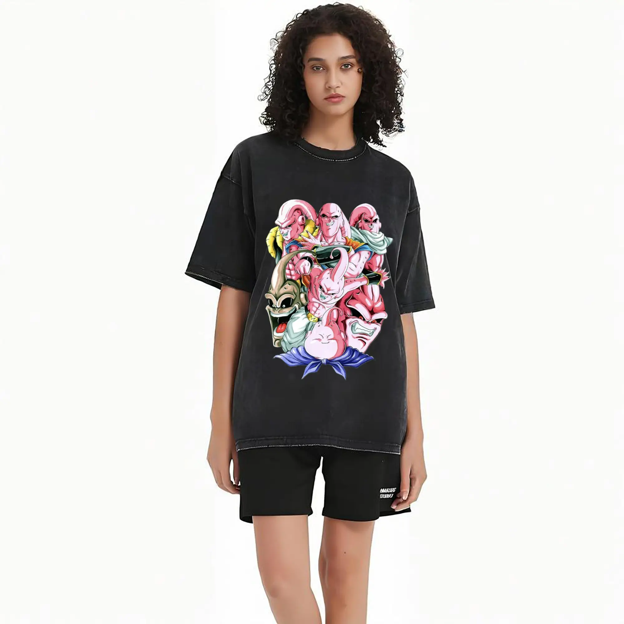 Dragon Ball Master Buu collage graphic T-Shirt