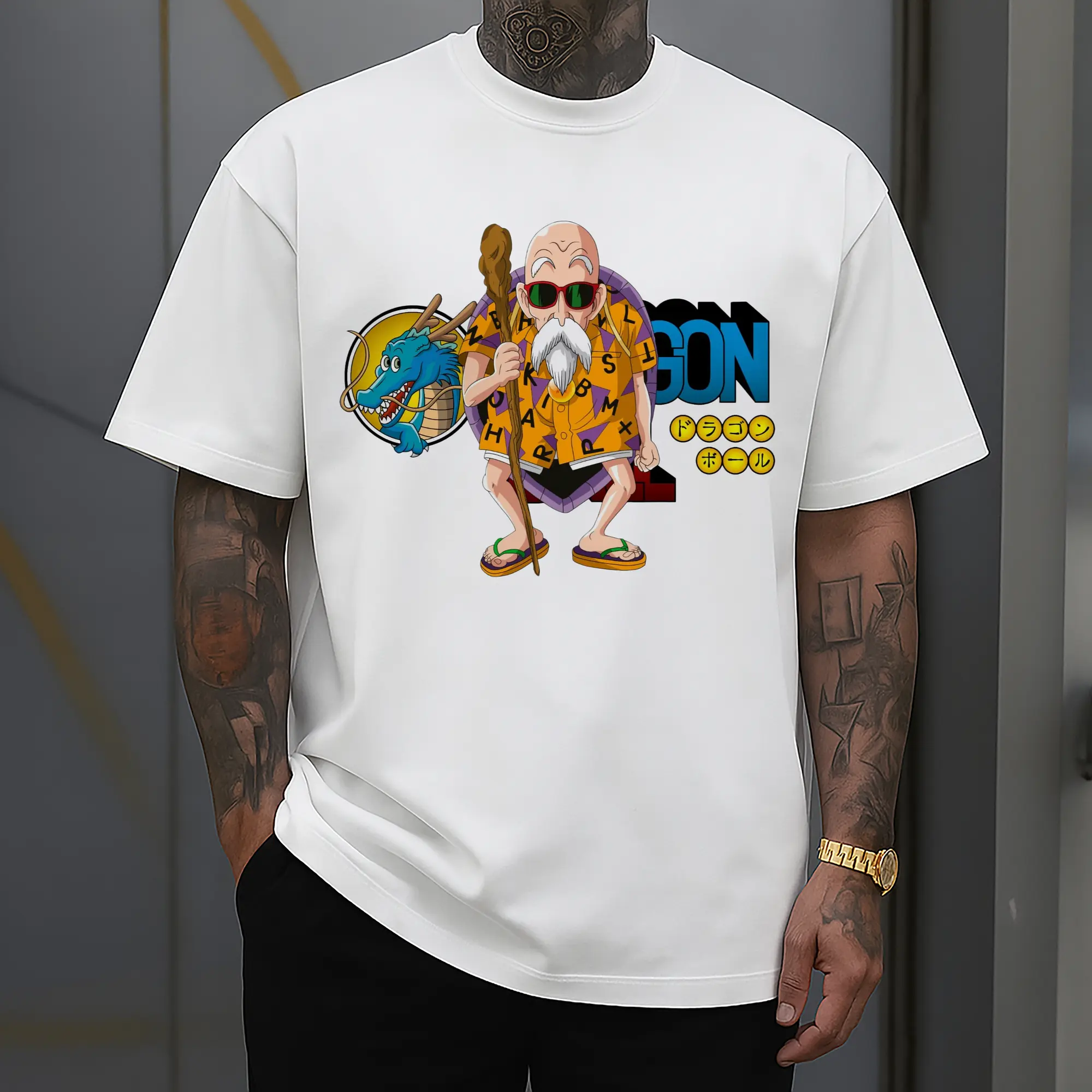 Dragon Ball Master Roshi graphic Tee