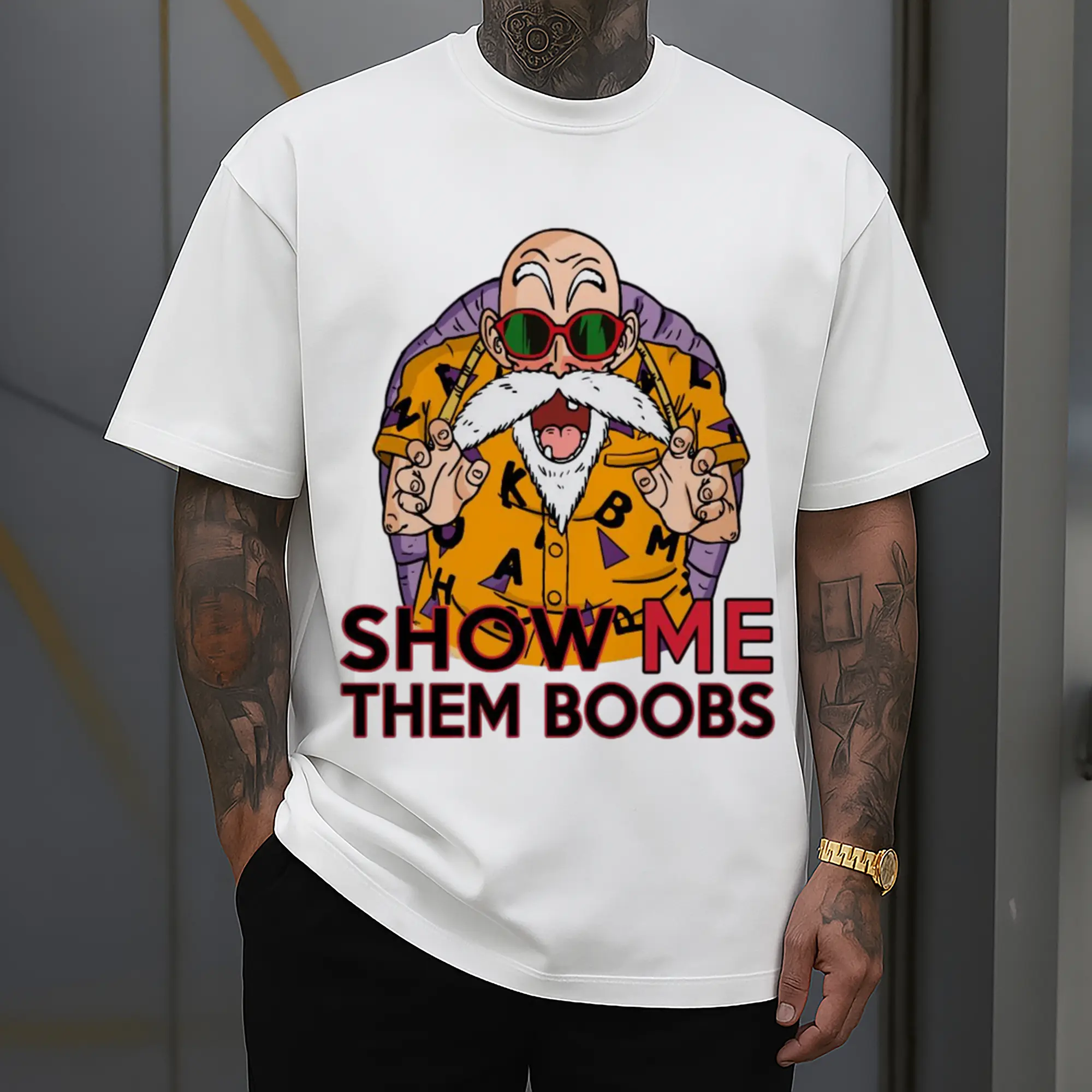 Dragon Ball Master Roshi graphic T-Shirt