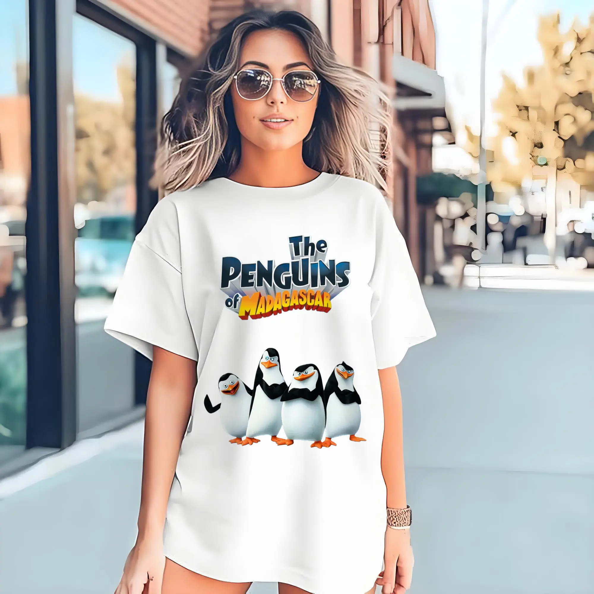 penguins of madagascar vintage t shirt