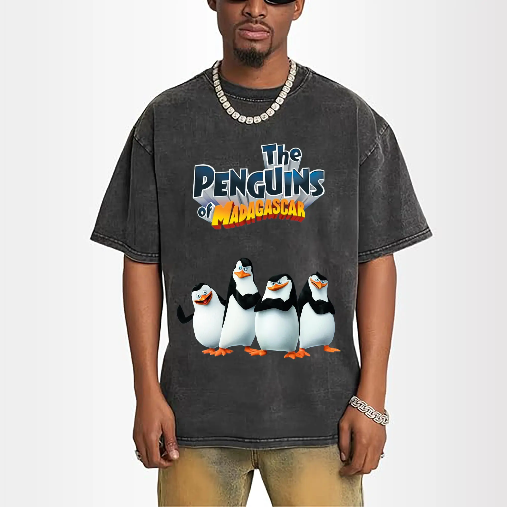 penguins of madagascar vintage t shirt