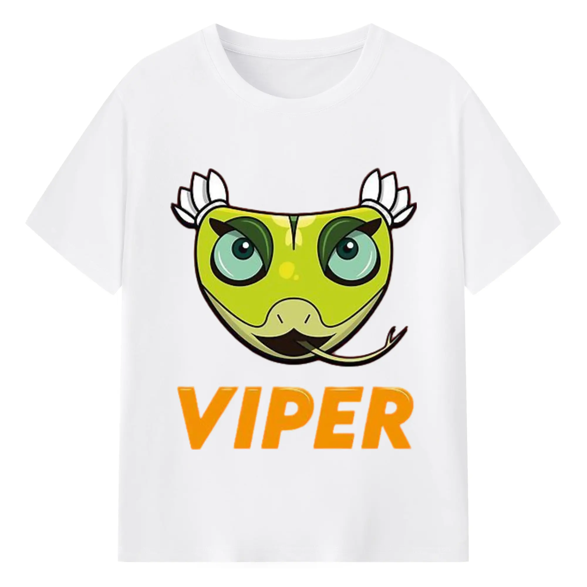Kung Fu Panda ‌Viper‌ shir - 180g Cotton T-Shirt With Front Heat Transfer Print – Soft, Lightweight, Fitted Design – Comfortable Casual Wear For Sports & Everyday Use