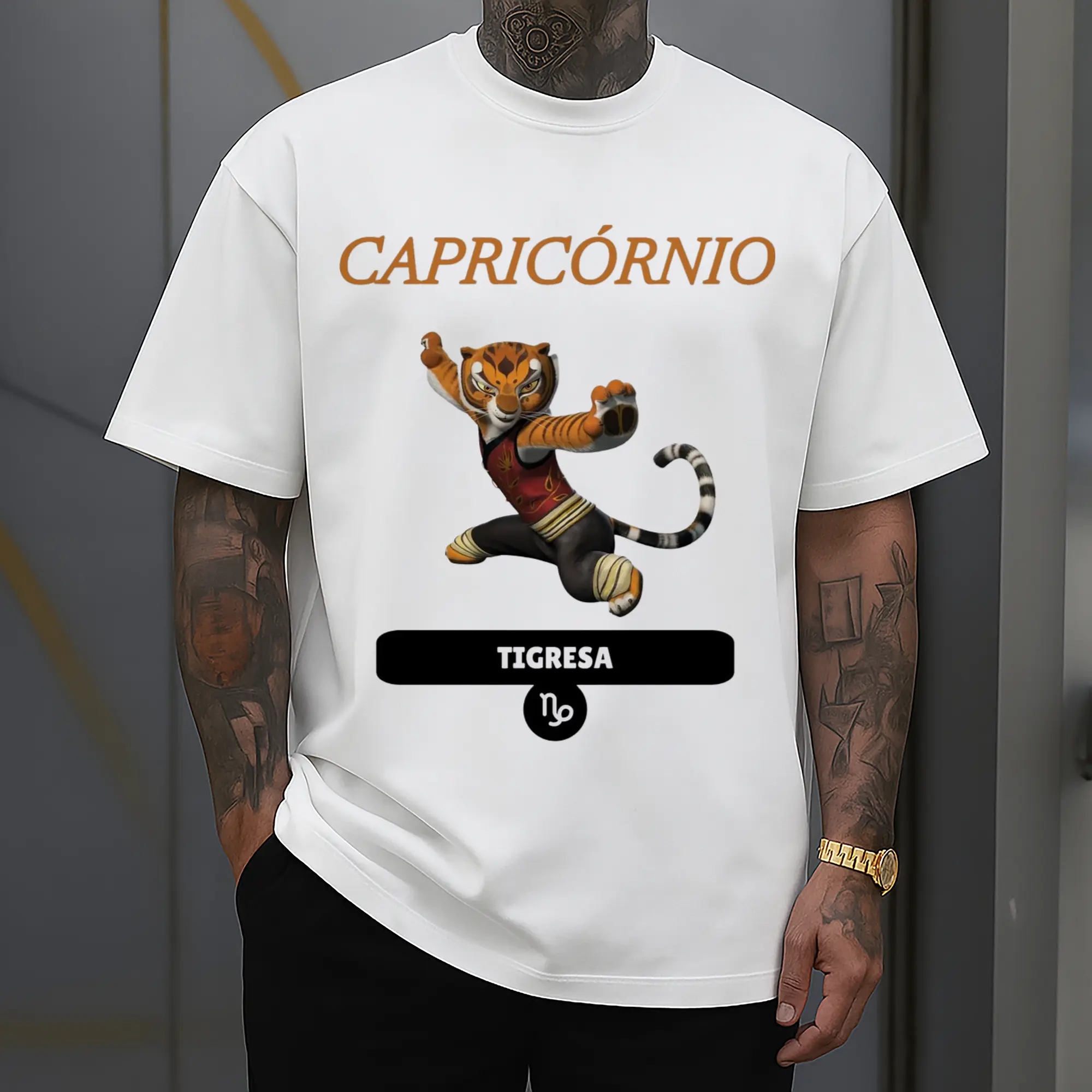 Tigress Kung Fu Panda Cotton Tee