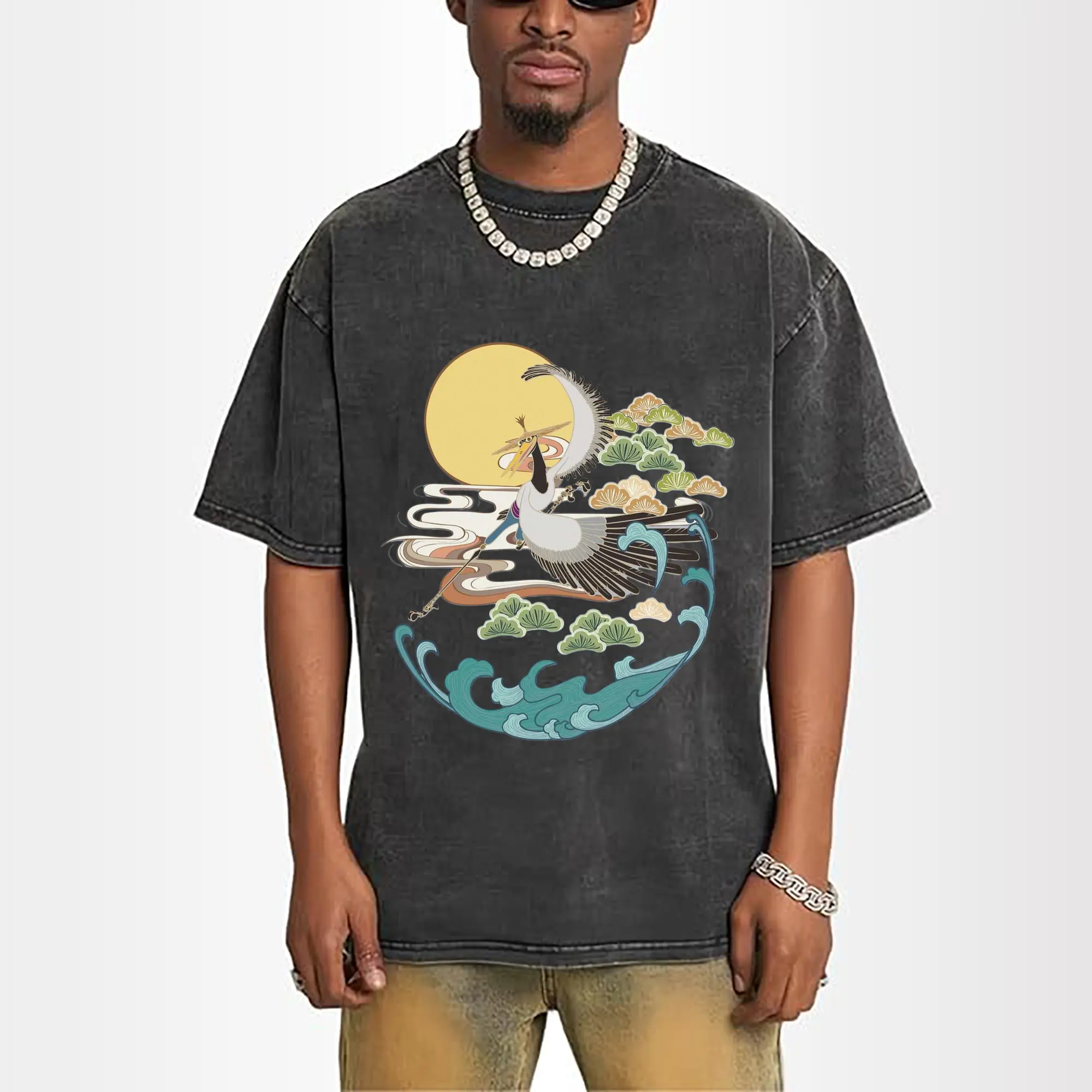 men's Kung Fu Panda Crane‌ t-shirt