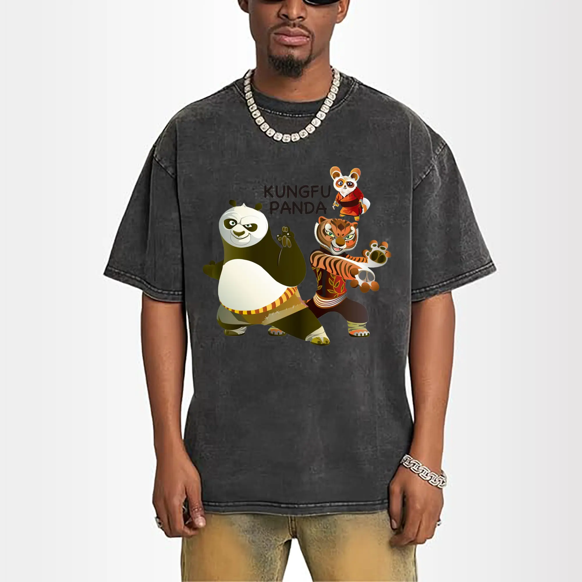 men's kung fu panda po t-shirt